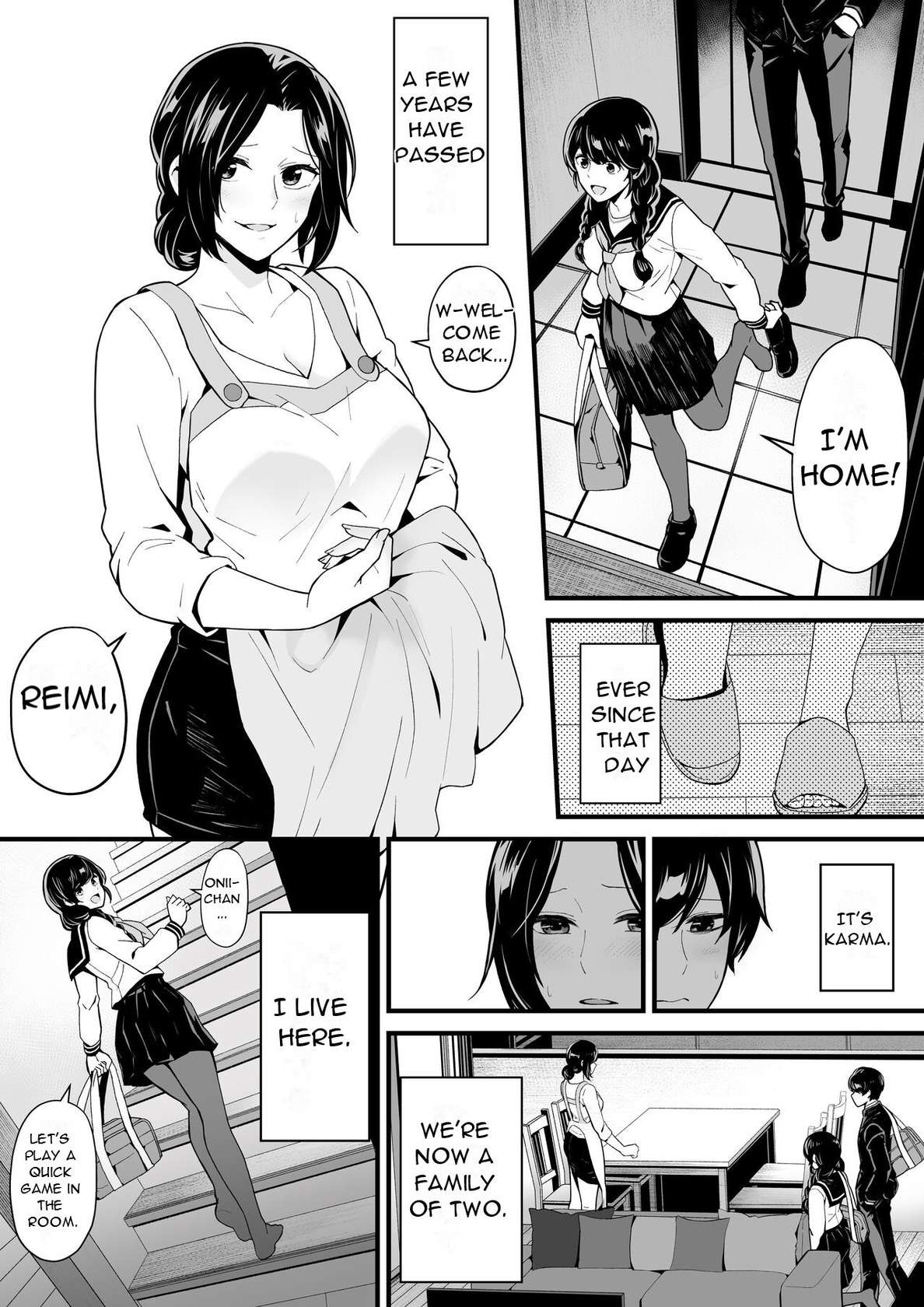 [Toneri Dan (Yoshio Ereki)] Imouto to Game o suru, Soshite Oba to Sex o suru - Playing Games with My Sister and Having Sex with My Aunt [English][DarklordMTLs]