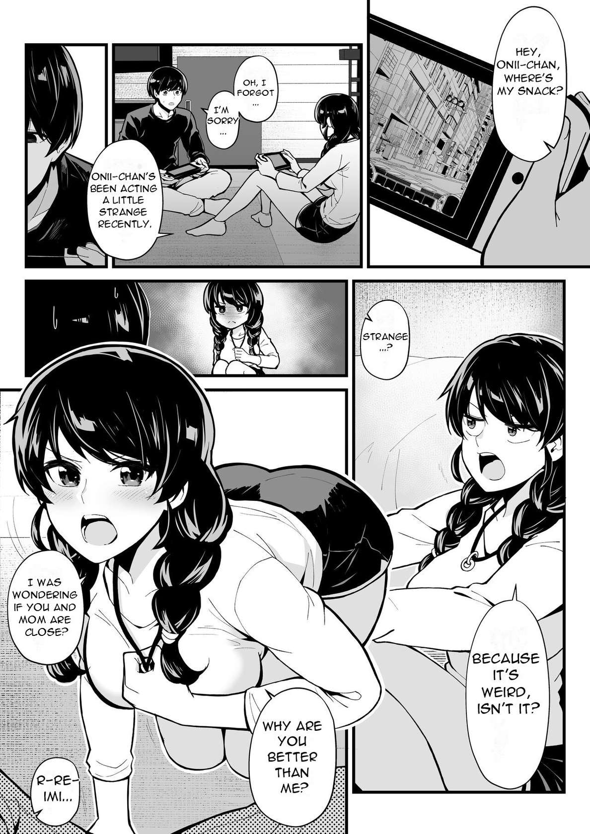 [Toneri Dan (Yoshio Ereki)] Imouto to Game o suru, Soshite Oba to Sex o suru - Playing Games with My Sister and Having Sex with My Aunt [English][DarklordMTLs]