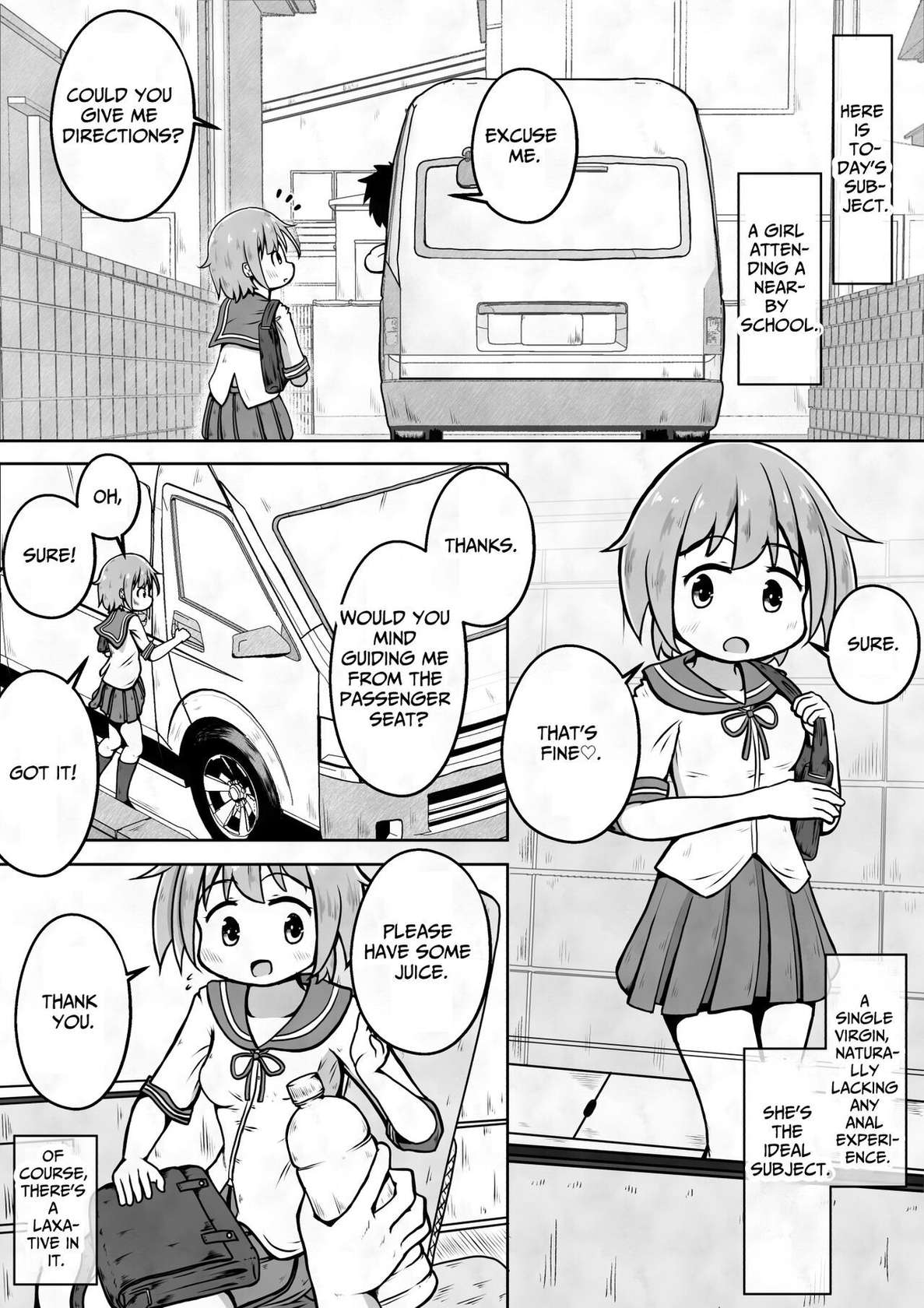 [Ecchi Ecchi Daifuku (Neko Daifuku)] After Administering A Laxative To A Girl, I Restrain Her And Plug Her Anus With My Dick [English] [TsukiNet]