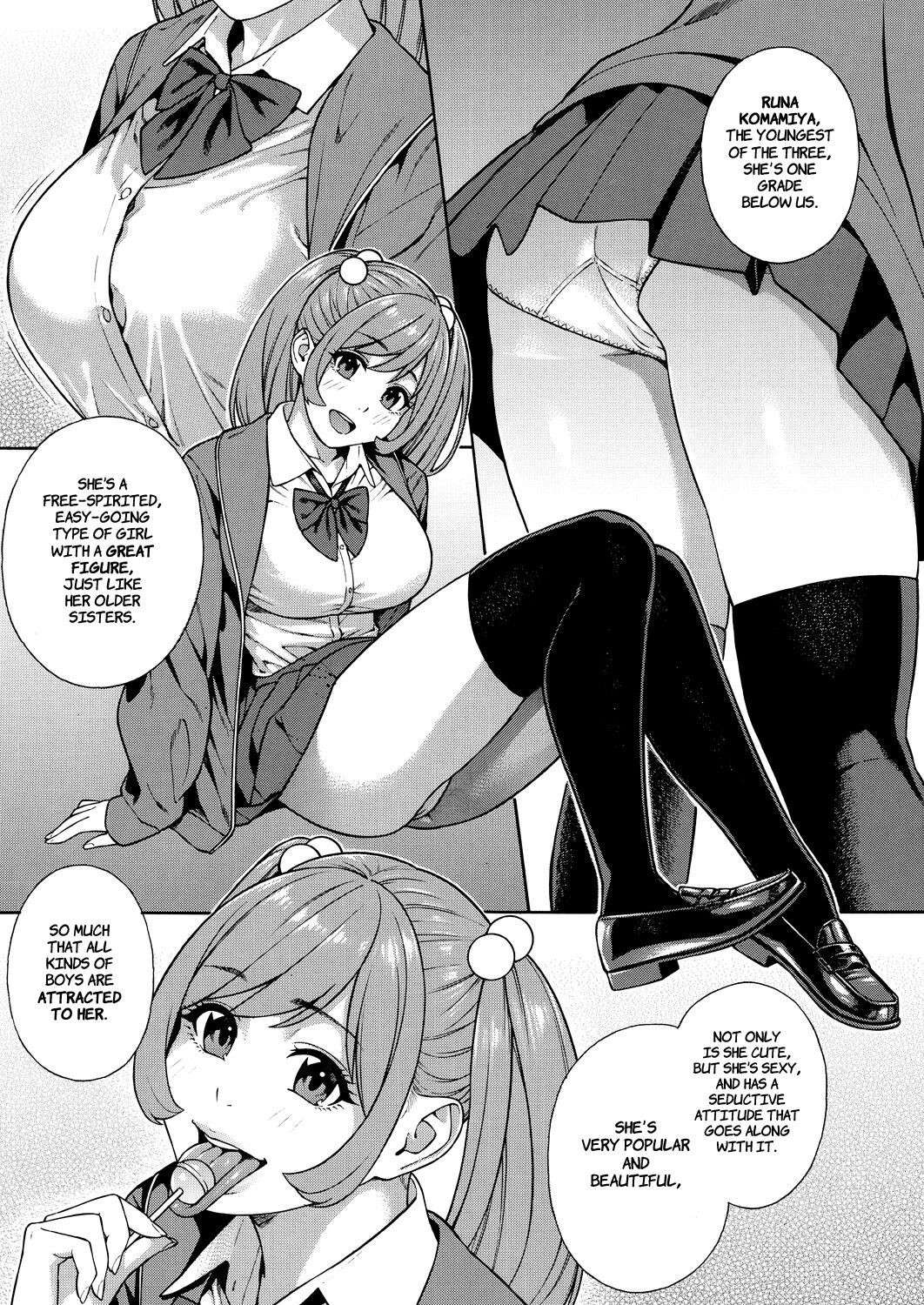 [Zonda] Making a Harem of the Three Bitchy Gal Sisters - Episode 1 (Comic Mugen Tensei 2023-12) [English] [Comoop]