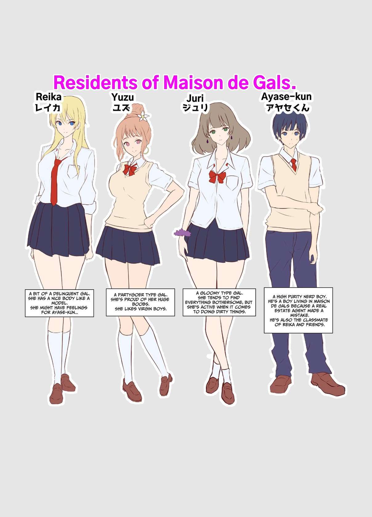 [Kougi Anmitsu (Ichiren Takushou)]  Maison de Gal ~The share-house which Ayase decided to stay at is filled with only GALS!?~ [English] [Solid Rose]