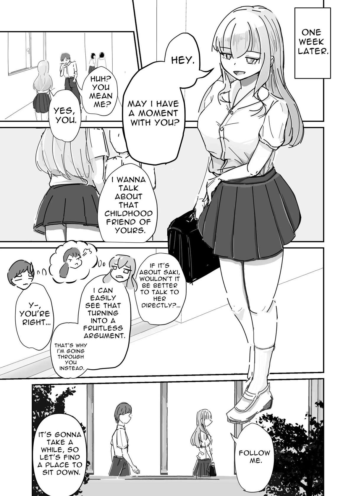 Betraying My Dear Childhood Friend I Fall In Love With A Naughty Girl [Oneshot]