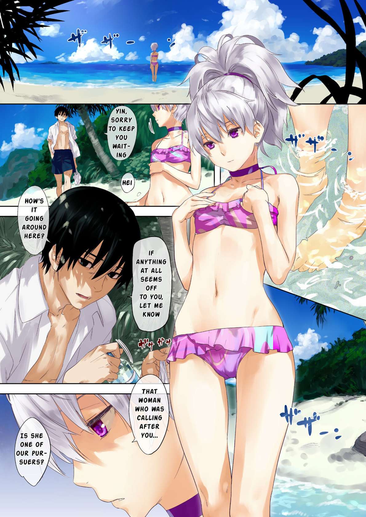 [Ajisaidenden (Kawakami Rokkaku)] Oppai de Yin-chan Hon (Darker than Black: The Black Contractor) [English] [Digital] [Decensored]