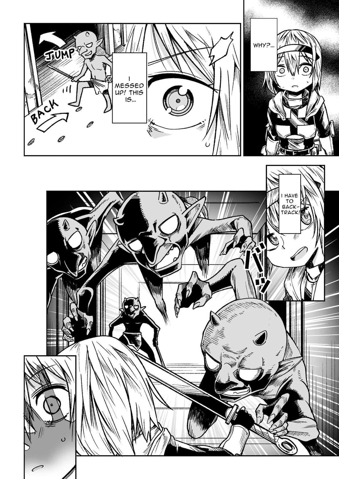 Adventurer of the Tower of Lewdness ~Swordswoman Defeated By A Goblin~ [Oneshot]