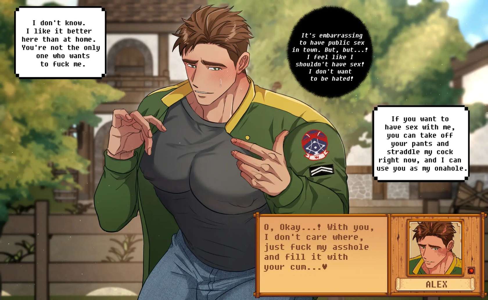 HotGuy of the Month - Stardew Valley Alex [Oneshot]