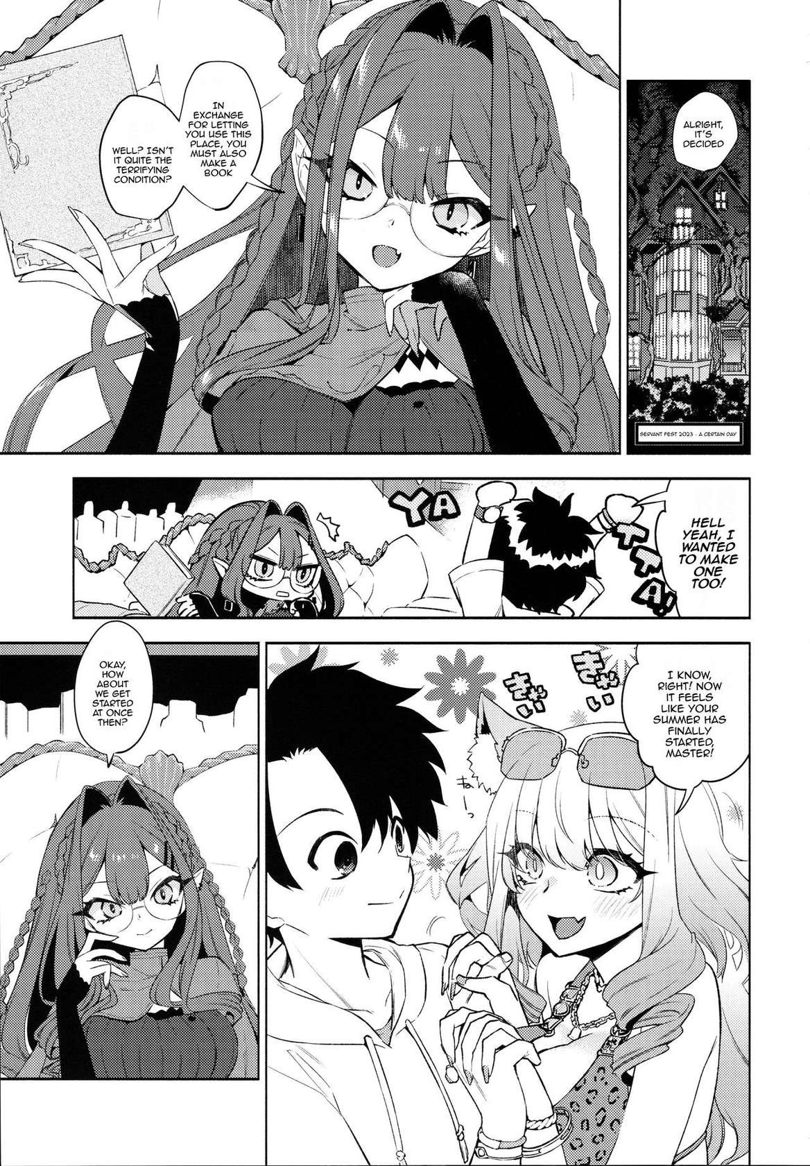 (C103) [TRIP SPIDER (niwacho)] Sanko ni Sasete! / Let Me Use You As Reference! (Fate Grand Order) [English] {Doujins.com}