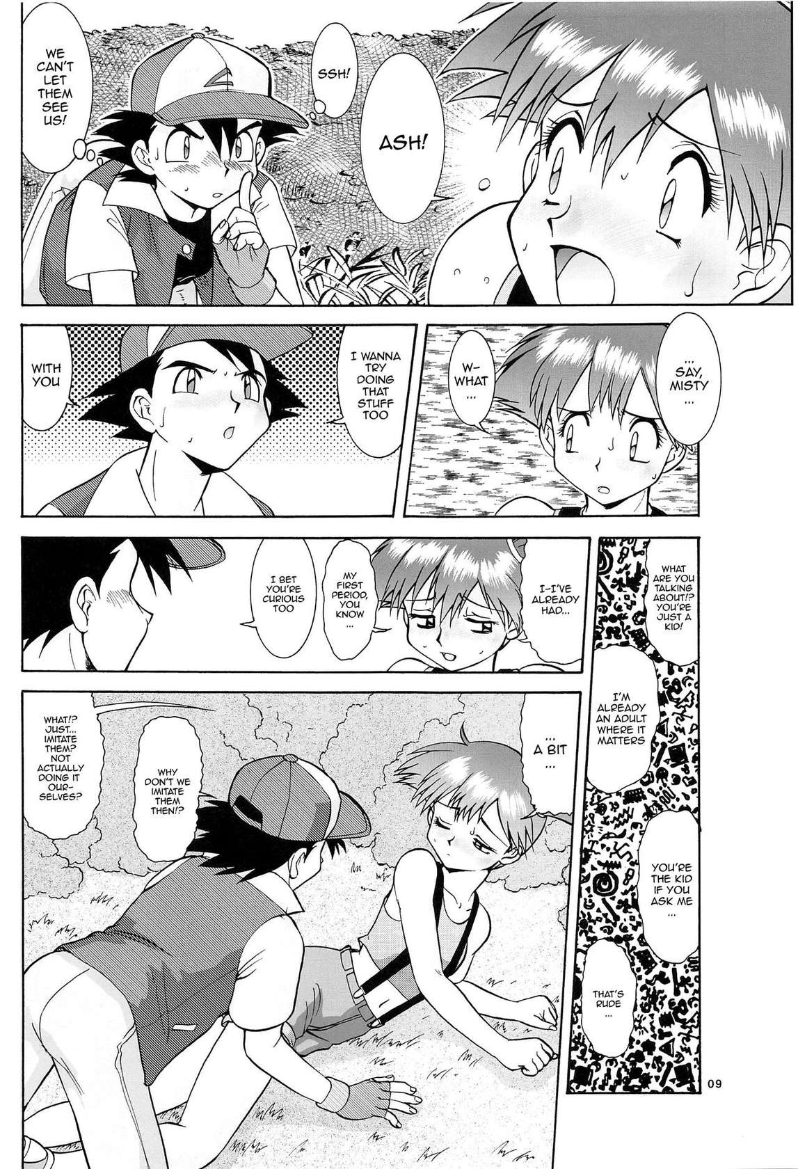 (C103) [Tsurikichi-Doumei (Umedama Nabu)]  Kasumi to  Kasumi / Misty and Misty (Pokémon) [English] {Doujins.com}