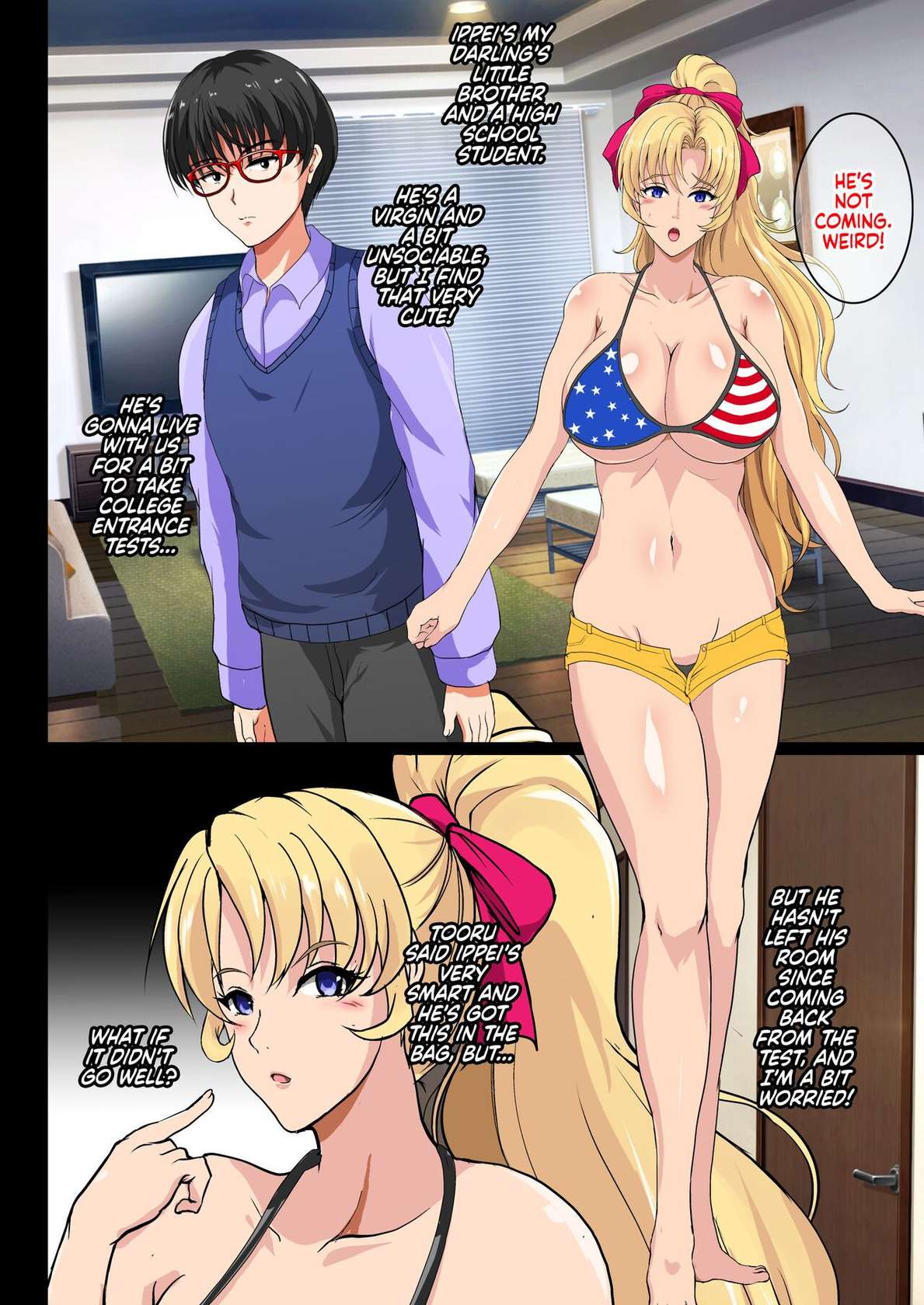 [Shouchuu MAC (Hozumi Kenji)] Blond Sister-in-Law NTR [English] {2d-market.com} [Decensored] [Digital]