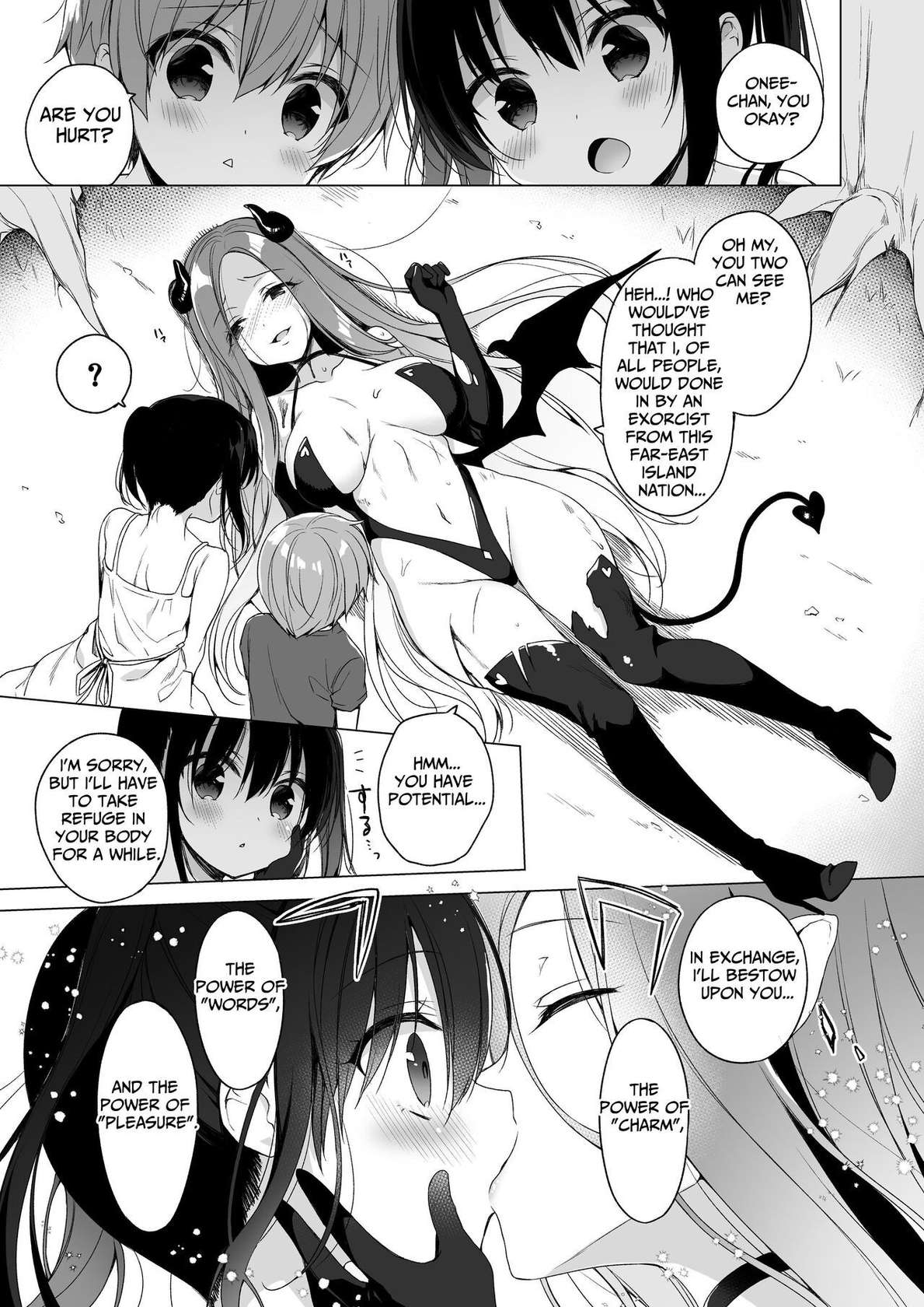 [23.4do (Ichiri)] Succubus-kei Onee-chan wa Misetagari | Succubus-type is an Exhibitionist [English] [tsuyoshi] [Digital]