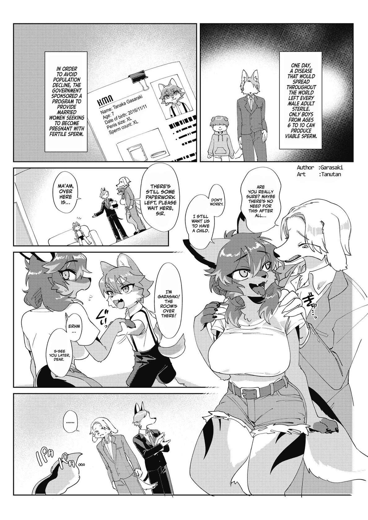 [Mesukemo Studio (Garasaki)] Tanutan's story (Youkoso, KemoShota Gaisha e!) English] [Kinsei Translations] [Decensored] [Digital]