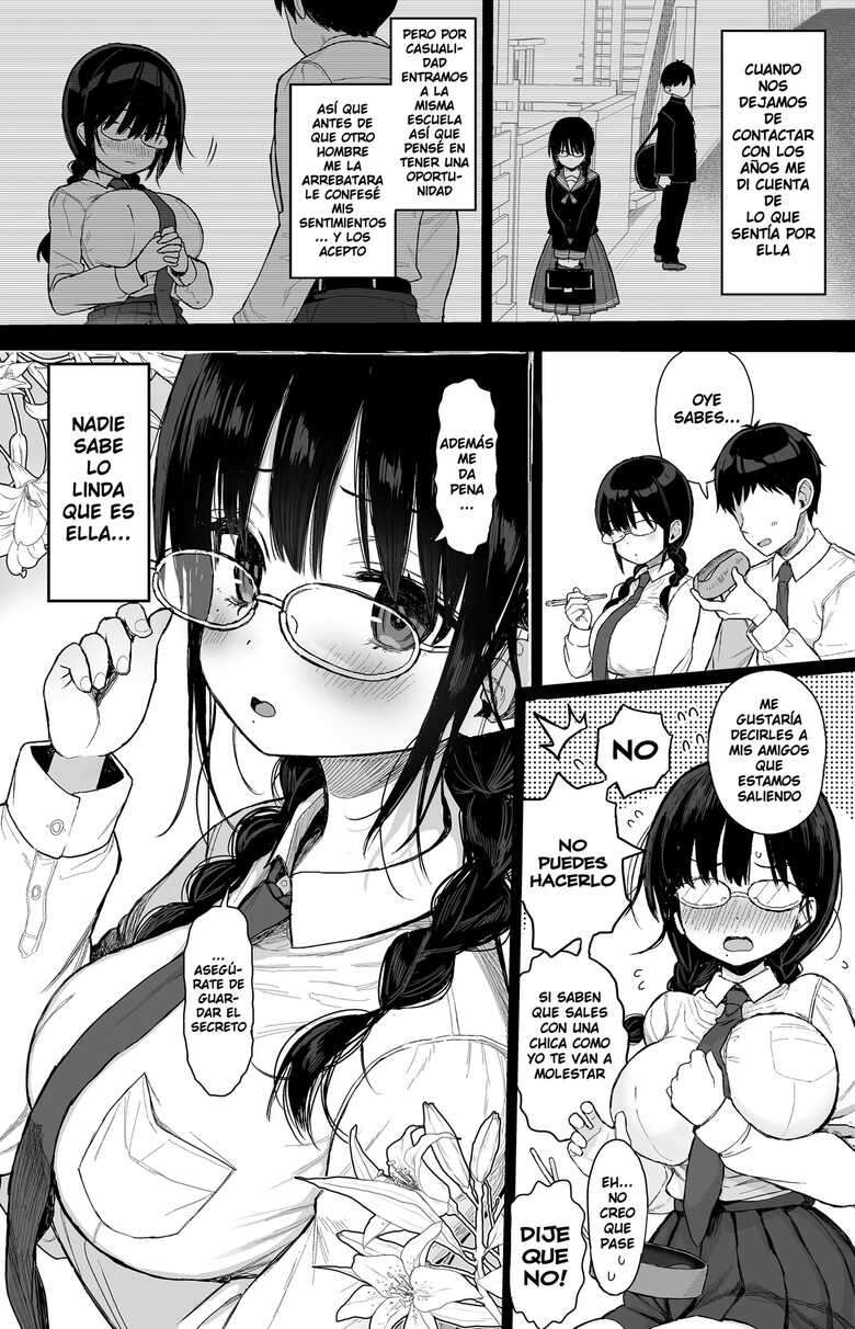 [micro page (Kuromotokun)] Hikaeme Kanojo Wa Kobamenai + Omake [Spanish] [Leisure]