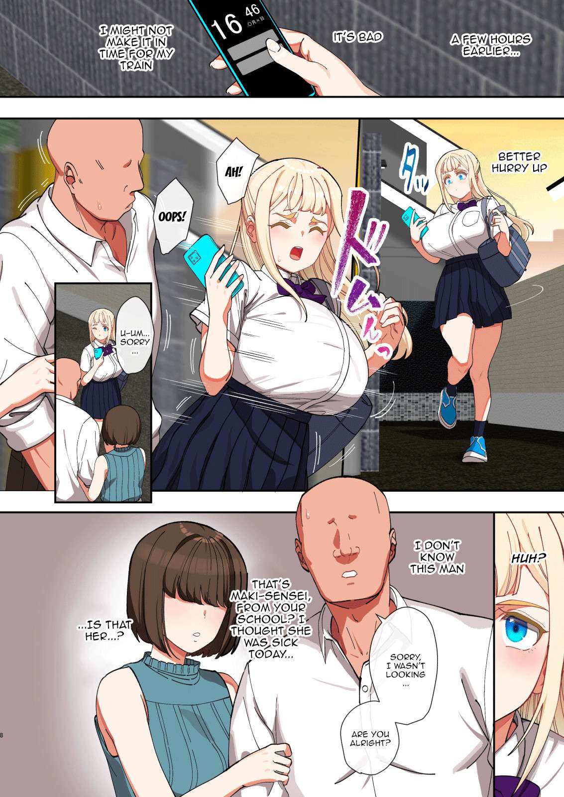 [Pettan Doujou (PettanP)] Saimin ochi kinpatsu bakunyuu seito kaichō wa zaamen ga daisuki /The Hypnotized Blonde Student Council President Loves Semen [Digital] [English] {Doujins.com}