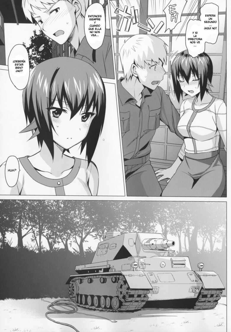 (C90) [abgrund (Saikawa Yusa)] let me love you (Girls und Panzer)  [Spanish]