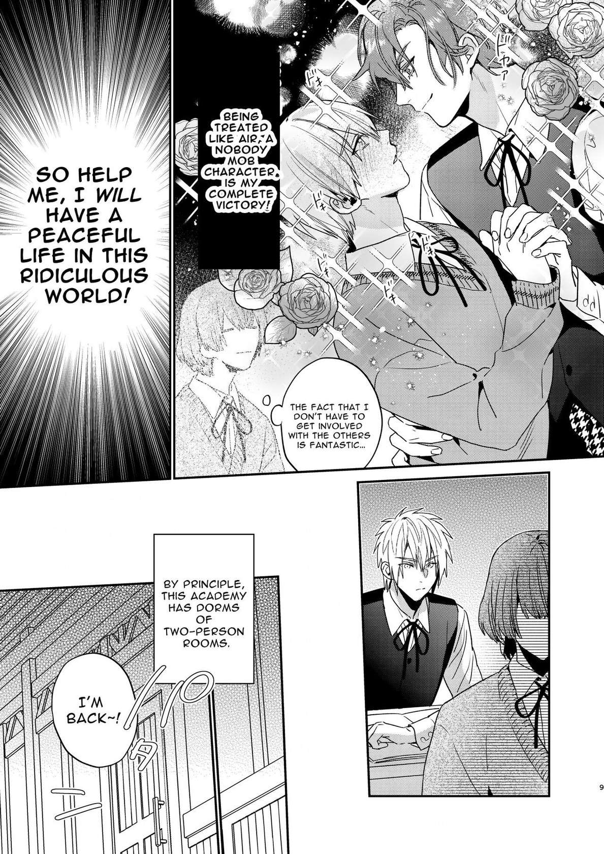 [niwaniwa (Oova Akiru)] Tensei Mob wa BL-gee no Sekai de Hamerare Kouryakusaremashita!? | Sex with the Love Interest! But I'm an NPC! 1 [English] [Digital]