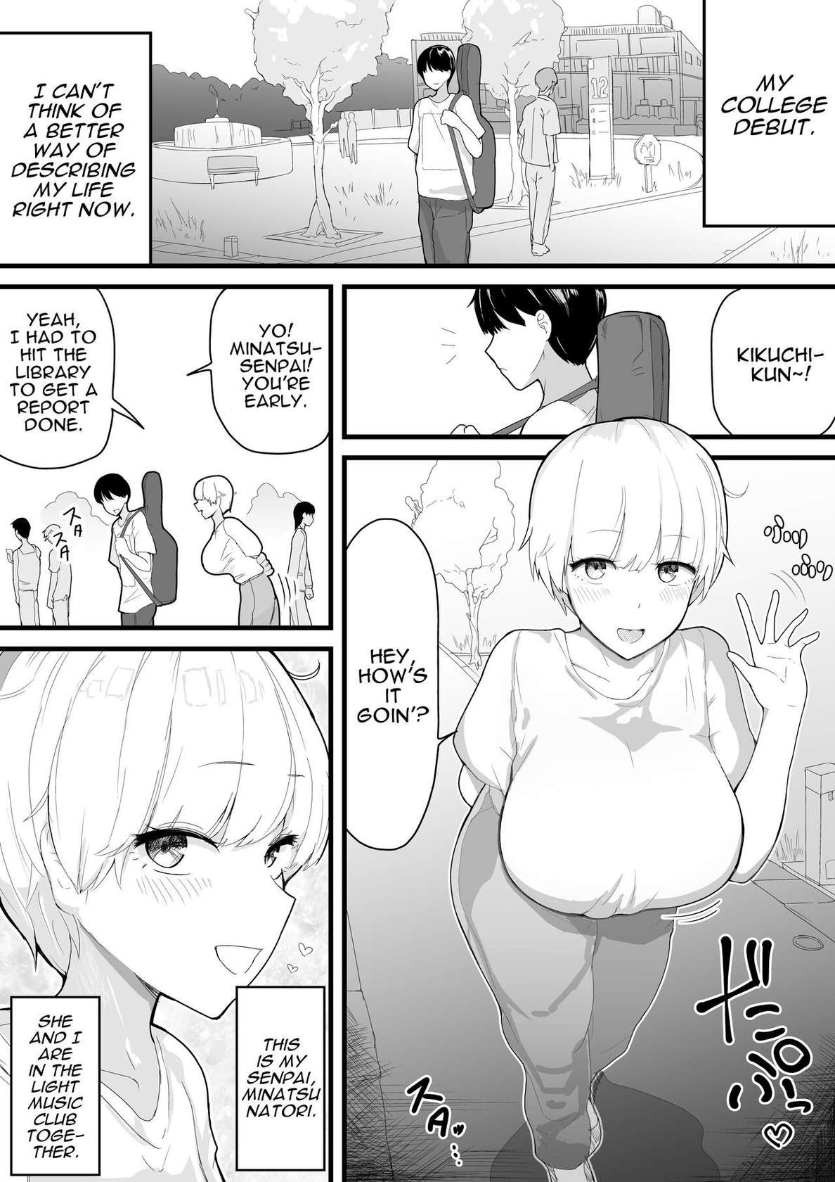 [Ai to Namida] Dekachichi senpai, pottode no ikemen otoko (haiyuu) ni assari NTR | My Busty Crush Gets Easy Peasy Cucked By A Handsome Actor [English] [Darg777 Translations]