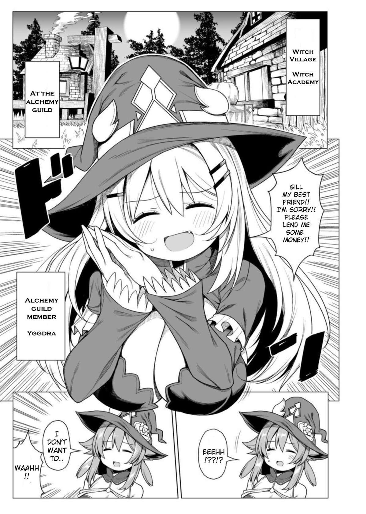 [Yomiji Hyakki Yakou (Meido Yomi)] Tentacle Witch Craft [English] [Digital]