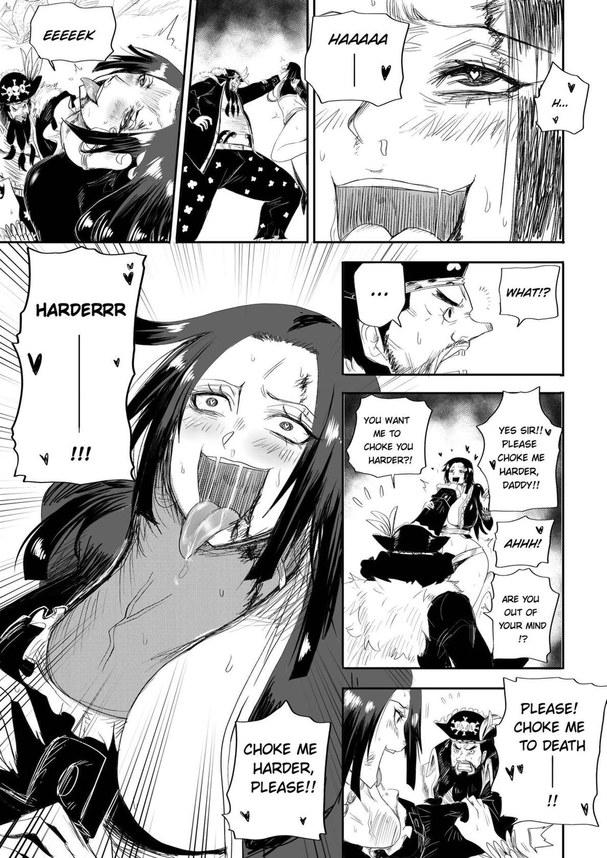 [Kenyacomics] The Pirate Empress Is A Masochist (One Piece) [English]