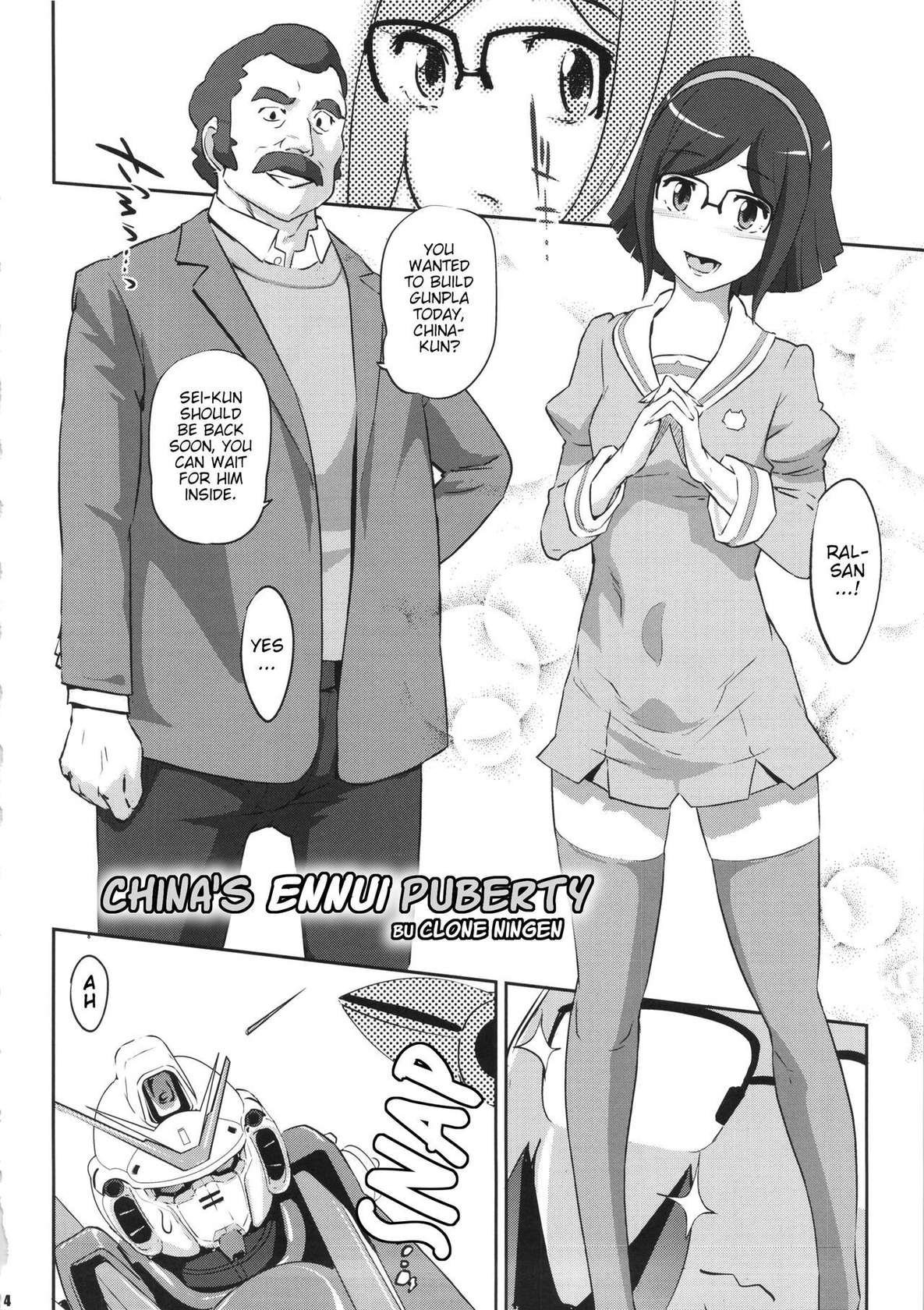 (COMIC1☆8) [C.N.P (Clone Ningen)] China's ennui puberty (Gundam Build Fighters)[English][Poranya]