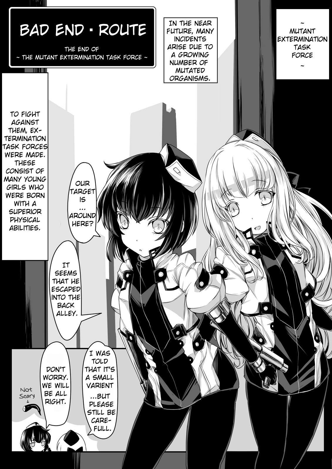 [hisui] Bad End Route ~Heni Seibutsu Taisakuhan no Matsuro~  | Bad End Route ~ The End of The Mutant Extermination Task Force ~ [English] [CookieDashE]