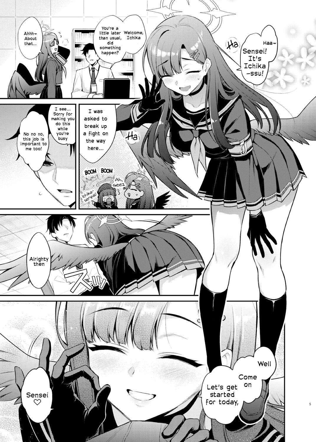 [K+W (sasachinn)] Sensei, Kyou mo Kore no Jikan ssu yo | Sensei, It's Time for You to Cum Today Too ♡ (Blue Archive) [English] [Frankie M] [Digital]