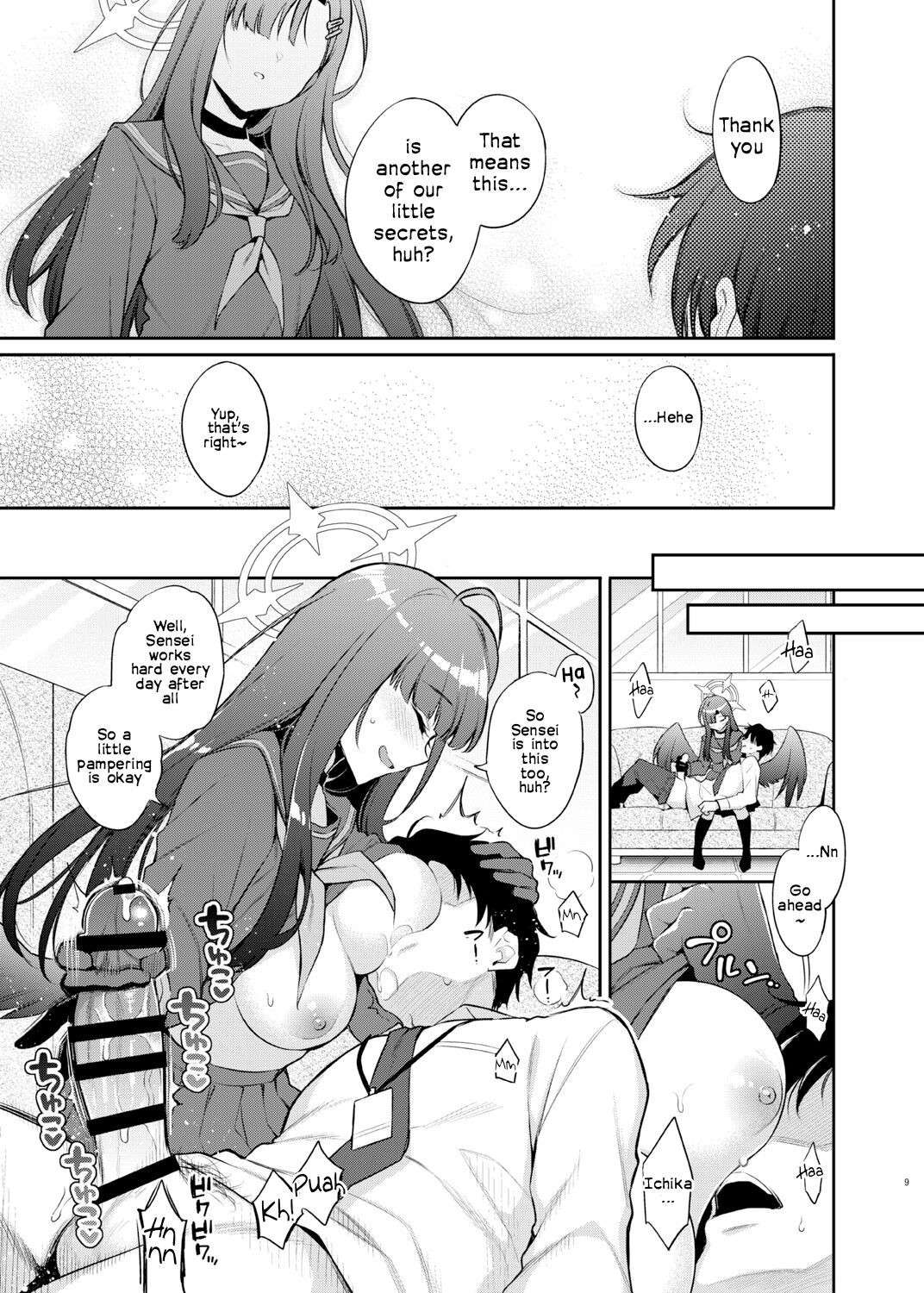 [K+W (sasachinn)] Sensei, Kyou mo Kore no Jikan ssu yo | Sensei, It's Time for You to Cum Today Too ♡ (Blue Archive) [English] [Frankie M] [Digital]