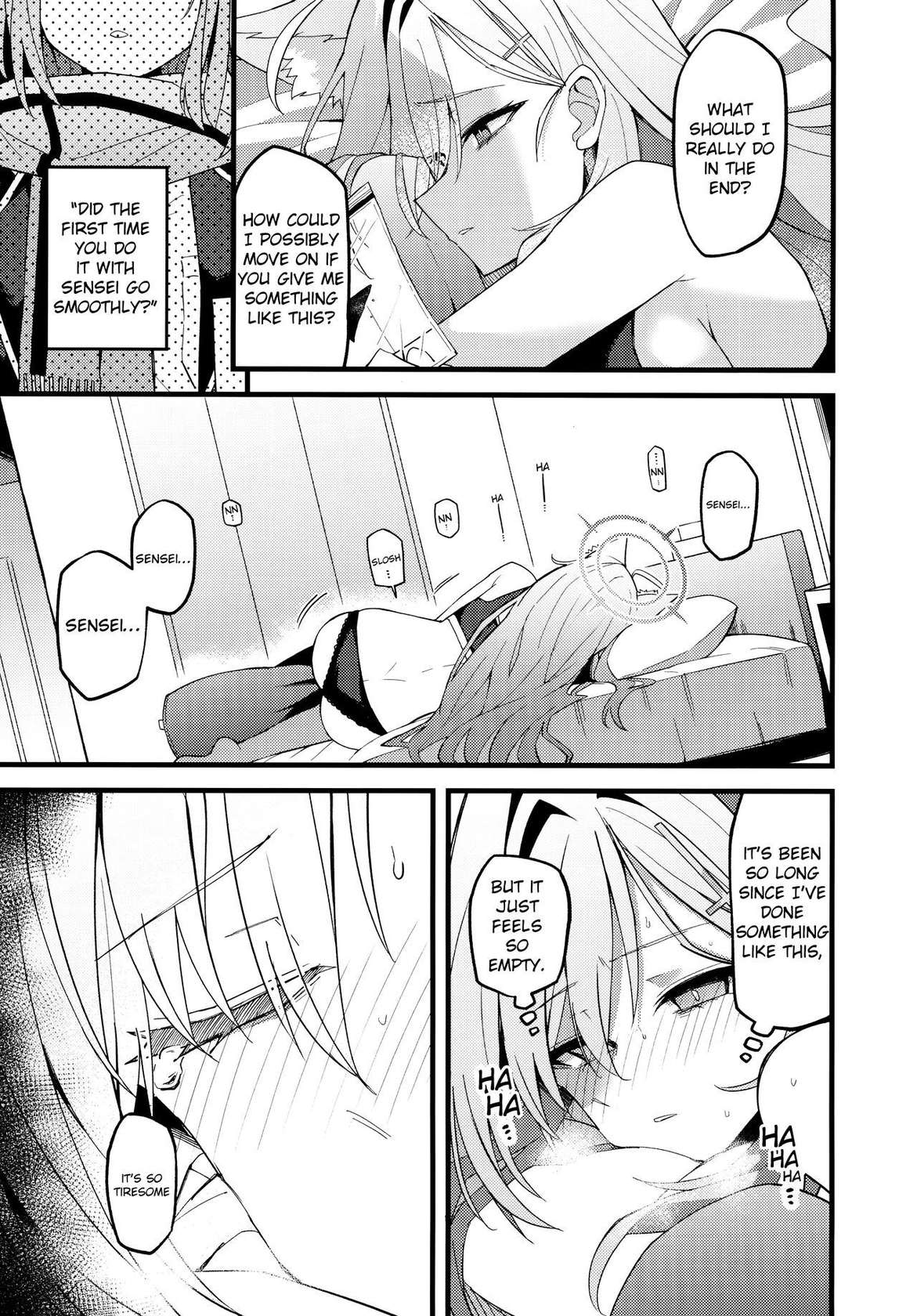 (C104) [Miracleburn (Himiya Zyo-zu)] Miren ga Aru to Sureba | If There Is Any Lingering Attachment (Blue Archive) [English]