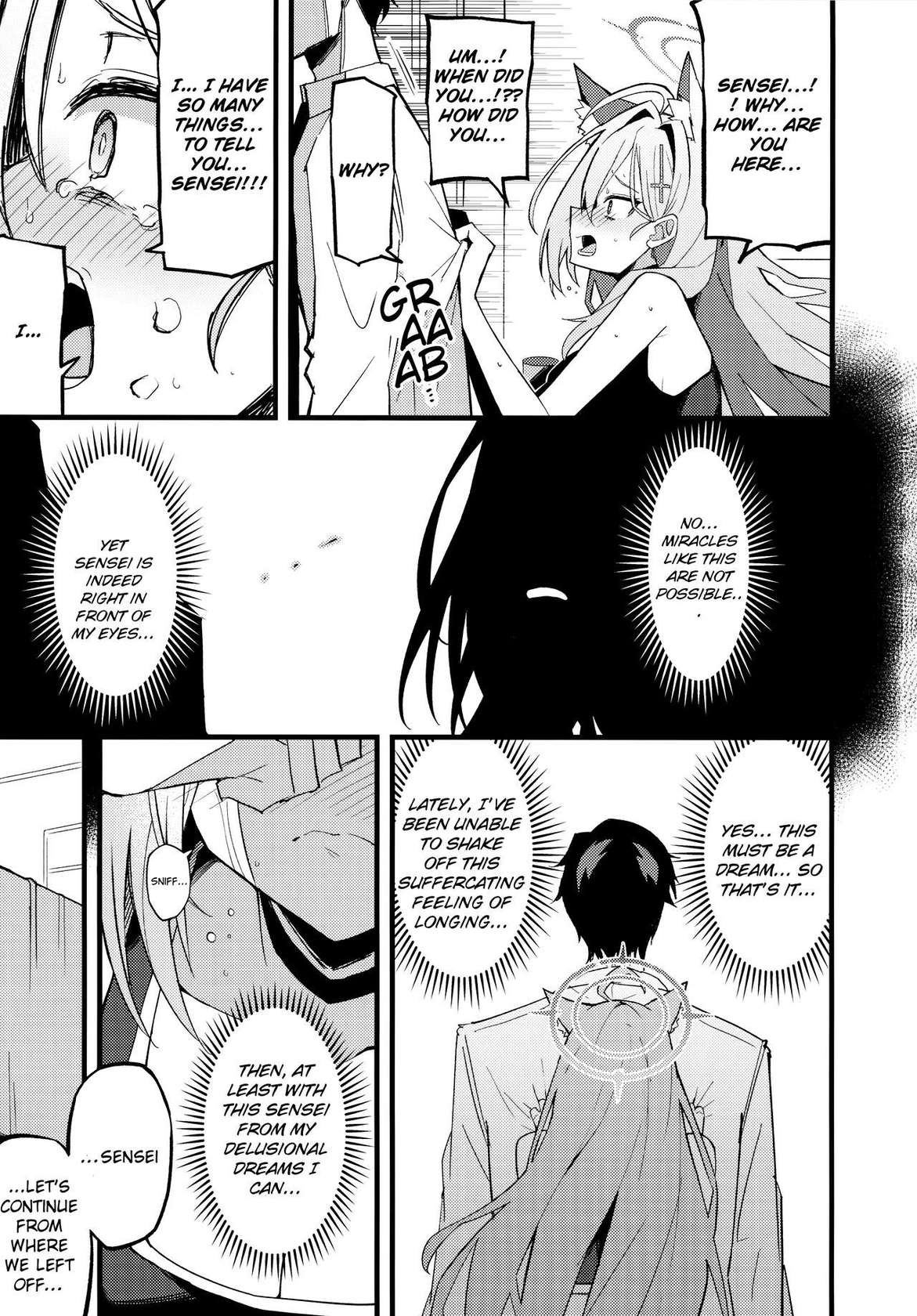 (C104) [Miracleburn (Himiya Zyo-zu)] Miren ga Aru to Sureba | If There Is Any Lingering Attachment (Blue Archive) [English]