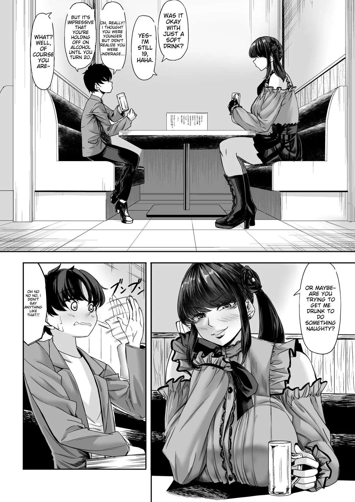 A 211cm Tall Jirai-kei Girl Has Her Eyes on Me, and I Can't Escape [Oneshot]