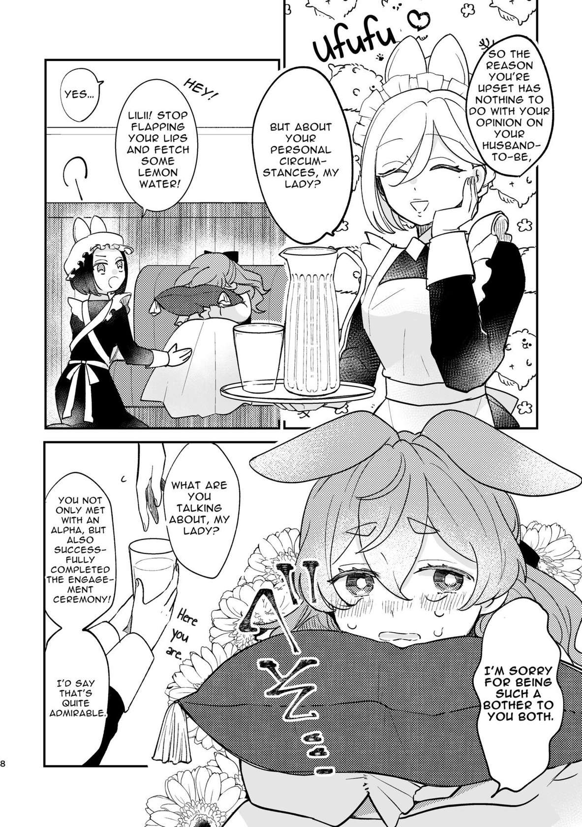 [Uwoichiba (Sabakan)] Usagi Reijou to Ookami Reisoku (Zenpen) | Omega Rabbit and Alpha Wolf (First Part) [English]