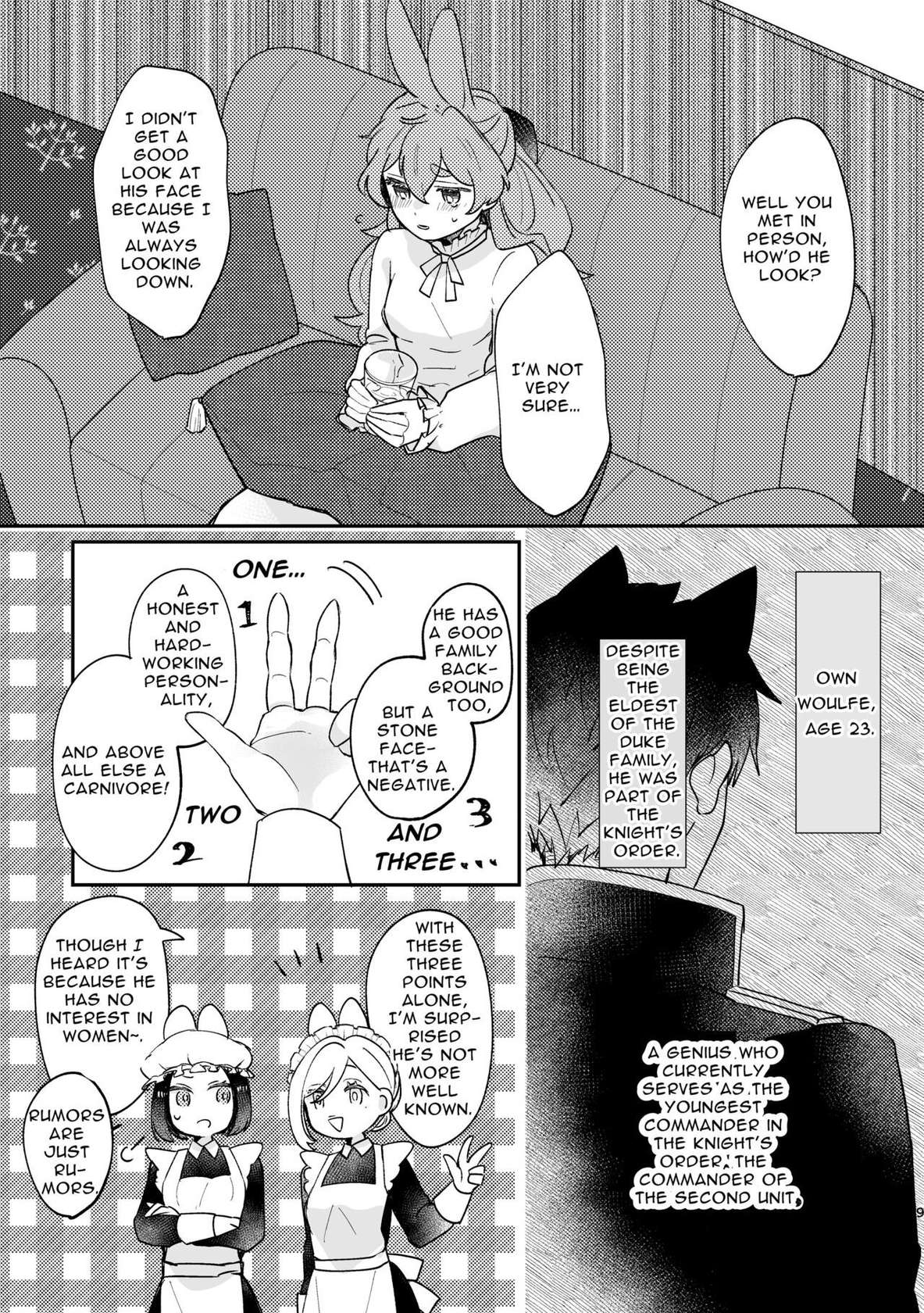 [Uwoichiba (Sabakan)] Usagi Reijou to Ookami Reisoku (Zenpen) | Omega Rabbit and Alpha Wolf (First Part) [English]