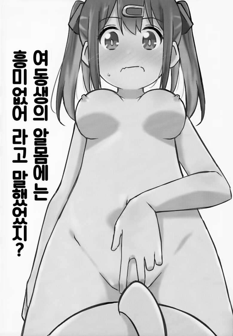 (COMIC1☆24) [Speed of Sound (brave)] Imouto no Hadaka ni wa Kyoumi Naitte Itta yo ne? | 여동생의 알몸에는 흥미없다 라고 말했었지? (Onii-chan wa Oshimai!) [Korean]