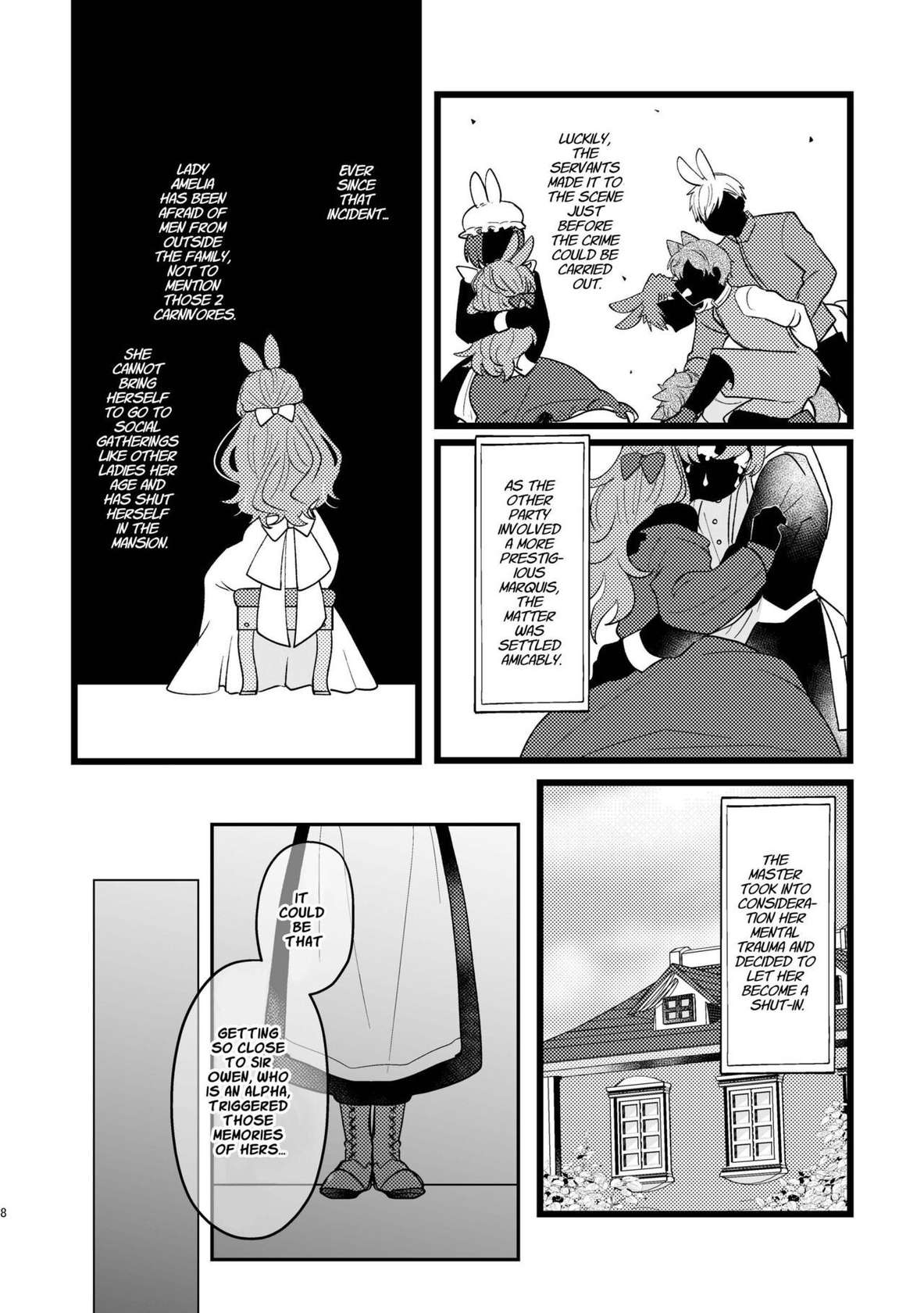 [Uwoichiba (Sabakan)] Usagi Reijou to Ookami Reisoku (Kouhen) | Omega Rabbit and Alpha Wolf (Second Part) [English]