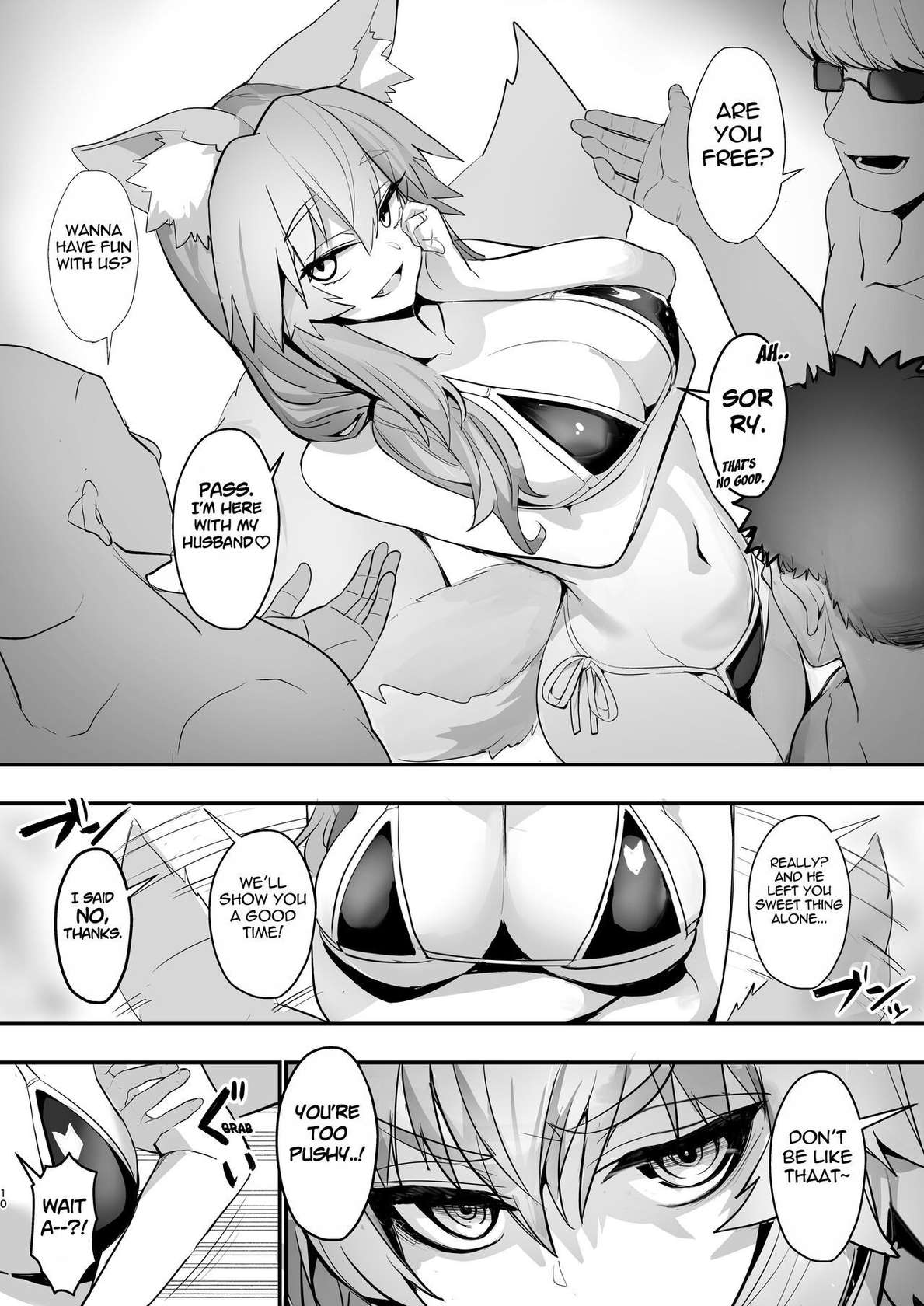 [Yamitsuki Honpo (Wise Speak)] Manatsu no Pool Date Tamamo-chan (Fate/Extra) [English] {Mant} [Digital]