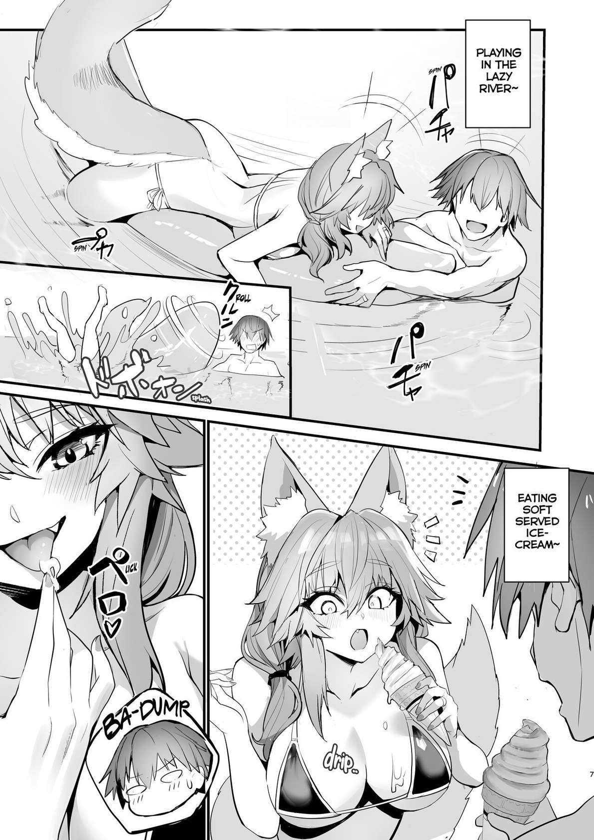 [Yamitsuki Honpo (Wise Speak)] Manatsu no Pool Date Tamamo-chan (Fate/Extra) [English] {Mant} [Digital]