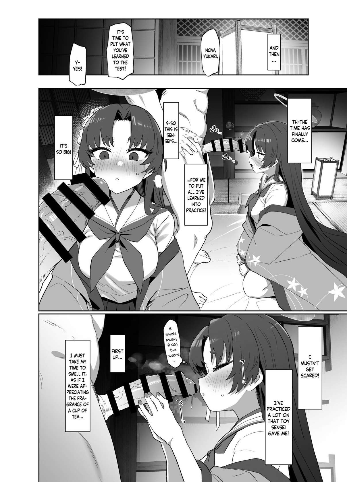 [Ballistic onahole (Б)] Sex no Junbi wa... Perfect ni Totonotte Orimasu no yo! | I'm Perfectly Prepared... For Sex! (Blue Archive) [English] [Douzo Lad Translations] [Digital]