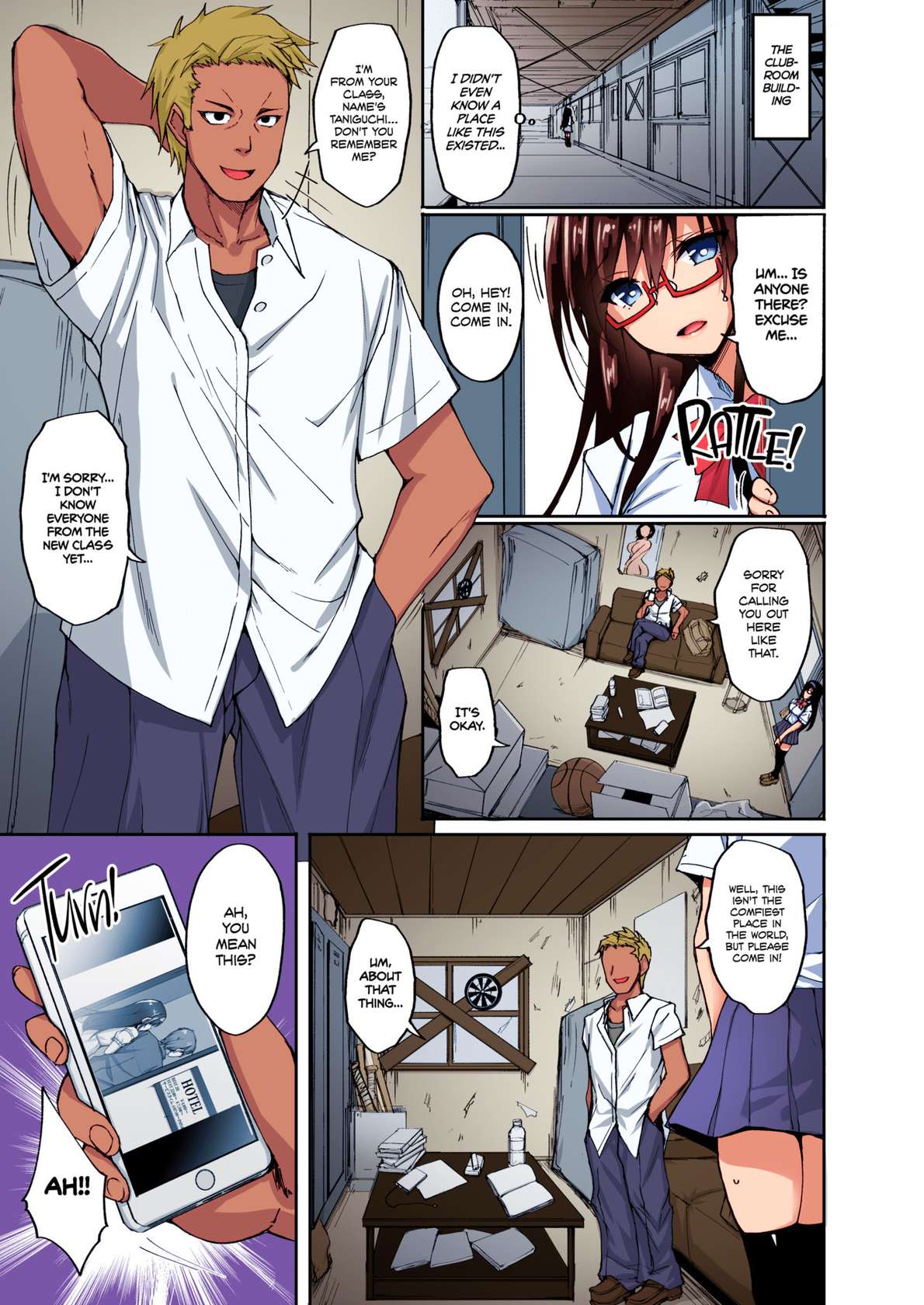 [Labomagi! (Takeda Aranobu)] Netorare Junior Girlfriend ~Taken and Fucked Behind His Back~ [English] {2d-market.com} [Decensored] [Colorized]