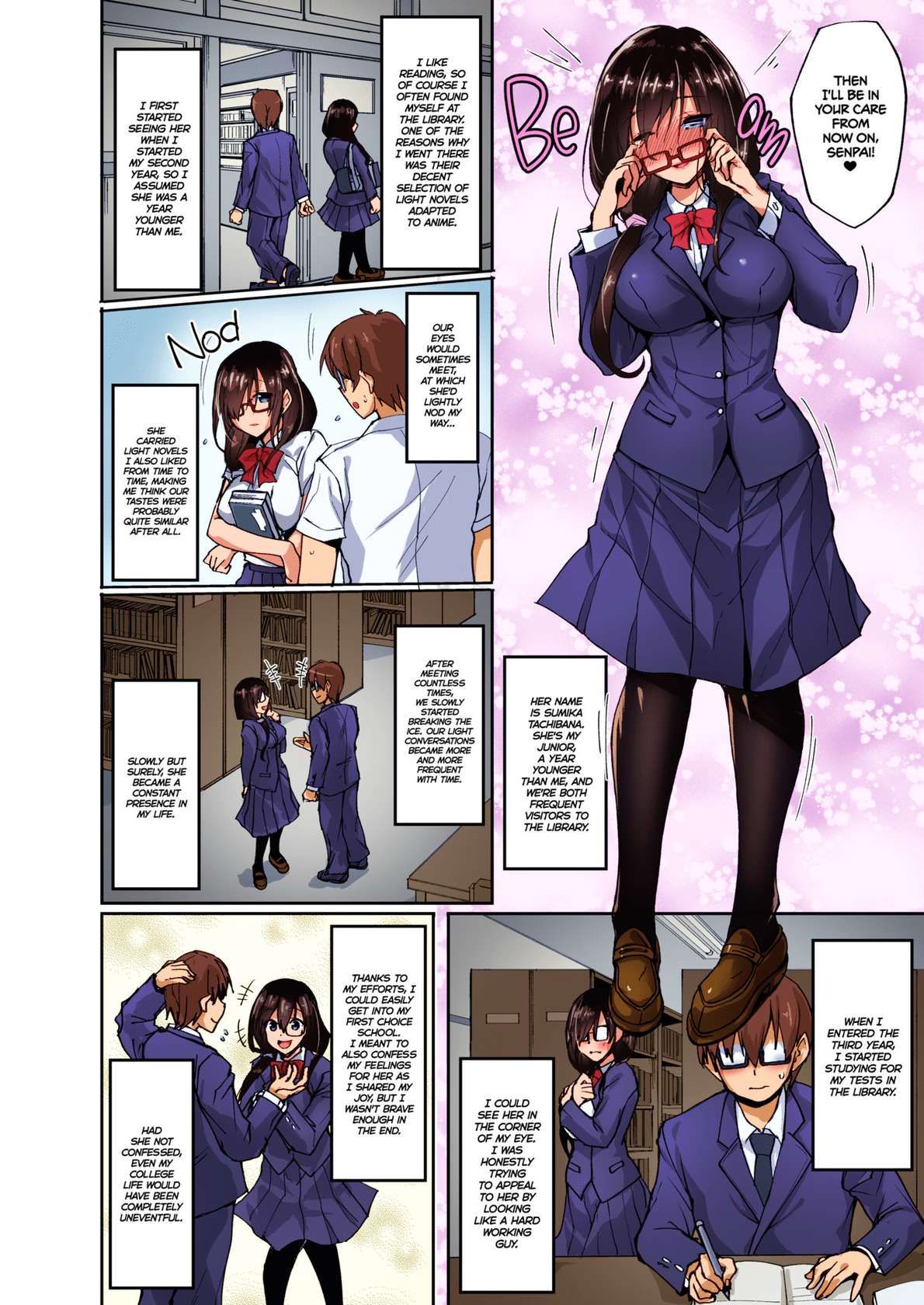 [Labomagi! (Takeda Aranobu)] Netorare Junior Girlfriend ~Taken and Fucked Behind His Back~ [English] {2d-market.com} [Decensored] [Colorized]