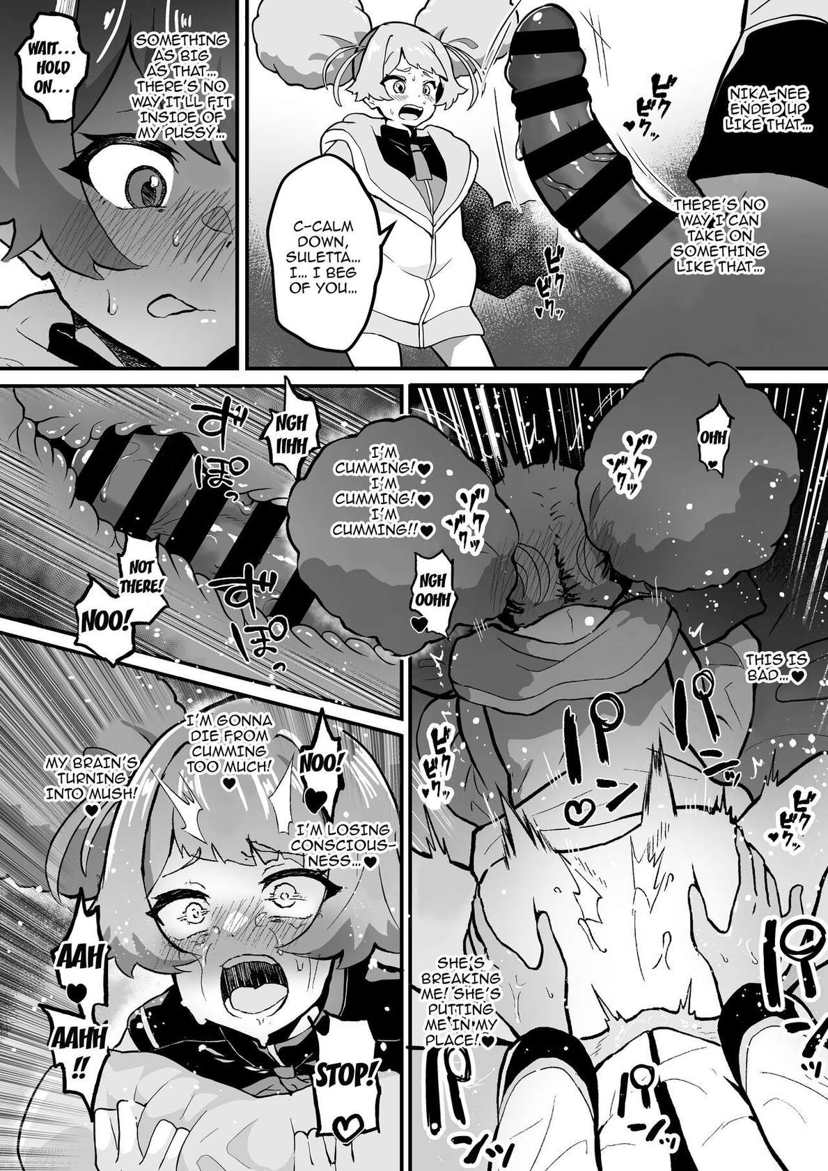 [Hikuhiclub (HikuHiku)] Incubus Suletta no Futanari Gakuen Seikatsu / Suletta the Incubus's Futanari School Life (Mobile Suit Gundam: The Witch from Mercury)  [English] {Doujins.com}