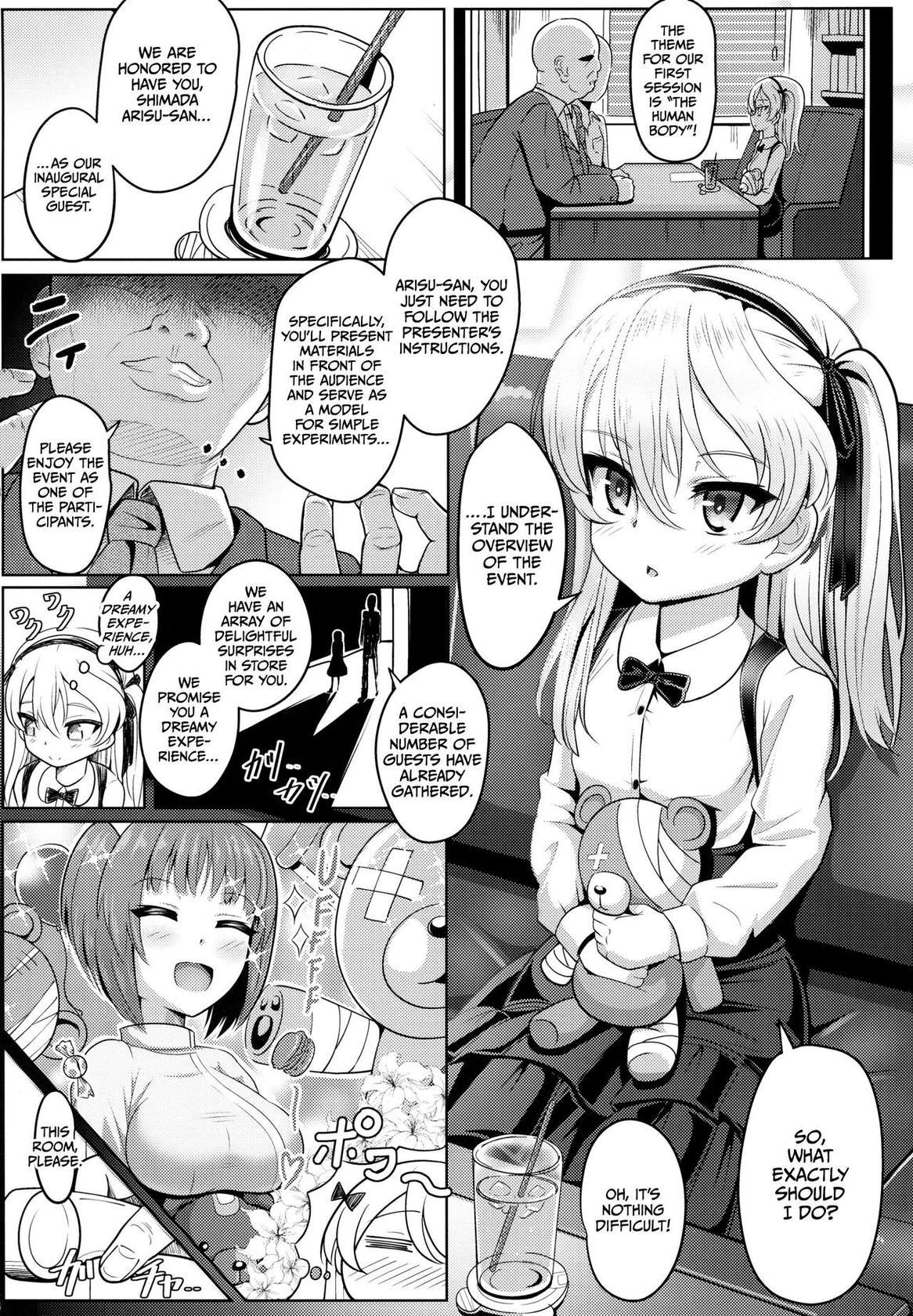 (Panzer Vor! 18) [Nyala Ponga (Sekai Saisoku no Panda)] Shimada Arisu-chan de Manabu Onnanoko no Jintai <Kotsuban Hen> Jou (Girls und Panzer) [English] [CulturedCommissions]