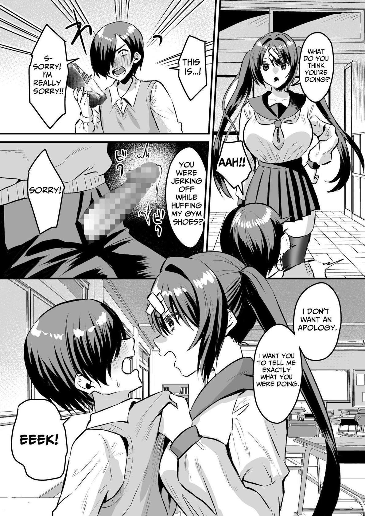 [Sister Mytory (Miginohito Mitsuru)] Gakuen Gyaku NTR ~Suki na Hito ga Iru no ni Okasareru~ | School Reverse NTR ~I Got Raped Despite Having a Crush on Someone Else~ [English] [tsuyoshi] [Digital]