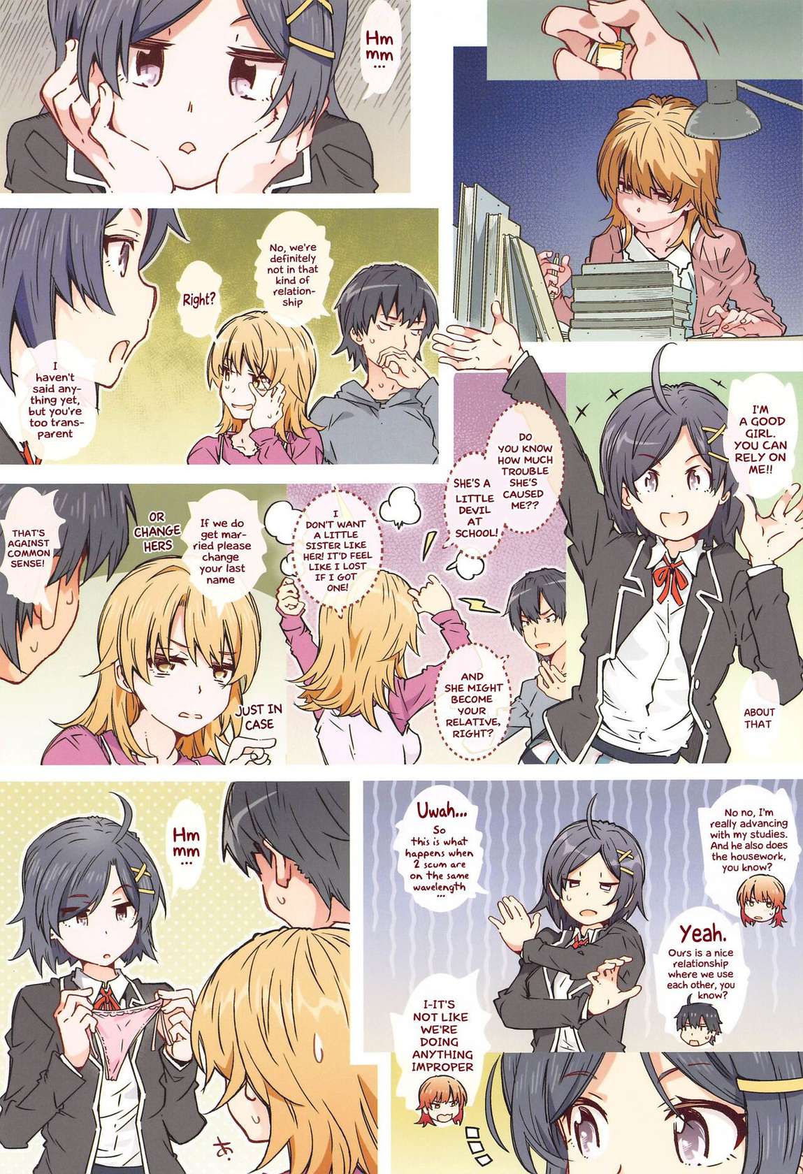 (CT38) [RPG COMPANY 2 (Toumi Haruka)] HOME Ko tte Dou? -Isshiki Iroha- (Yahari Ore no Seishun Love Come wa Machigatteiru.) [English] [Hikarinokaze]