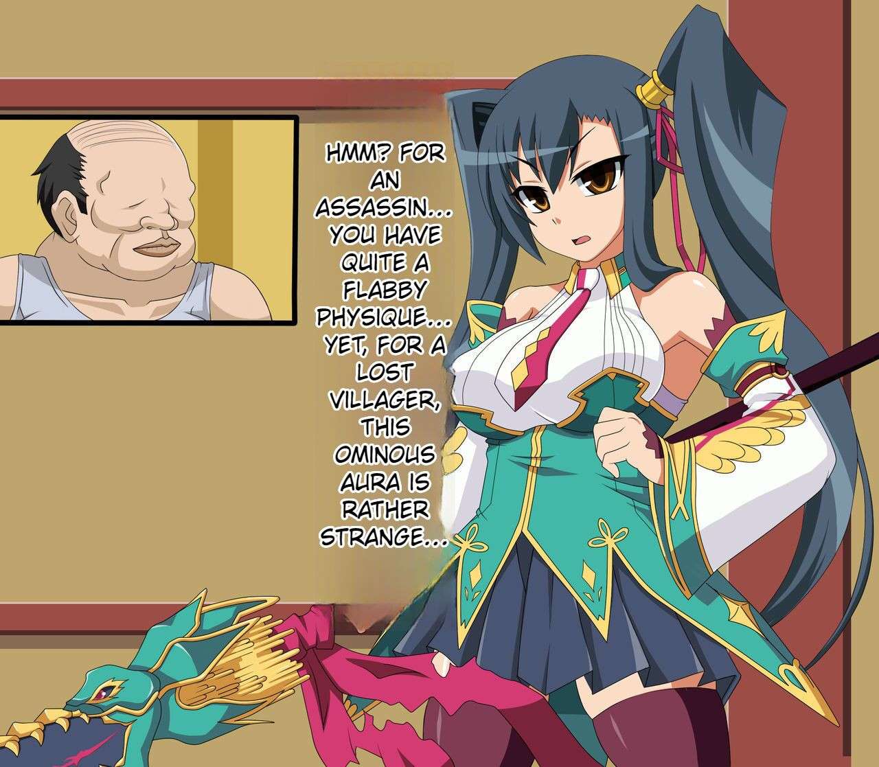 [HINJYAKU] The Poor Girl Had Somehow Been Transformed Into A Dick Hole For A Disgusting Pig! The End of Takagi Takeshi (New Koihime Musou) MTL (English)