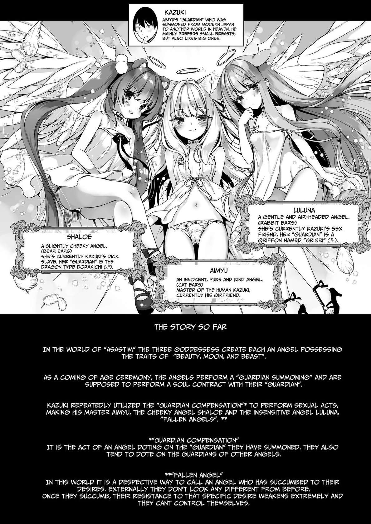 [23.4do (Ichiri)] Daten Keikaku - Mou Hitori no Shugosha Hen | Fallen Angel Project ~The Other Guardian~ [Digital] [English] [Kamijoan]