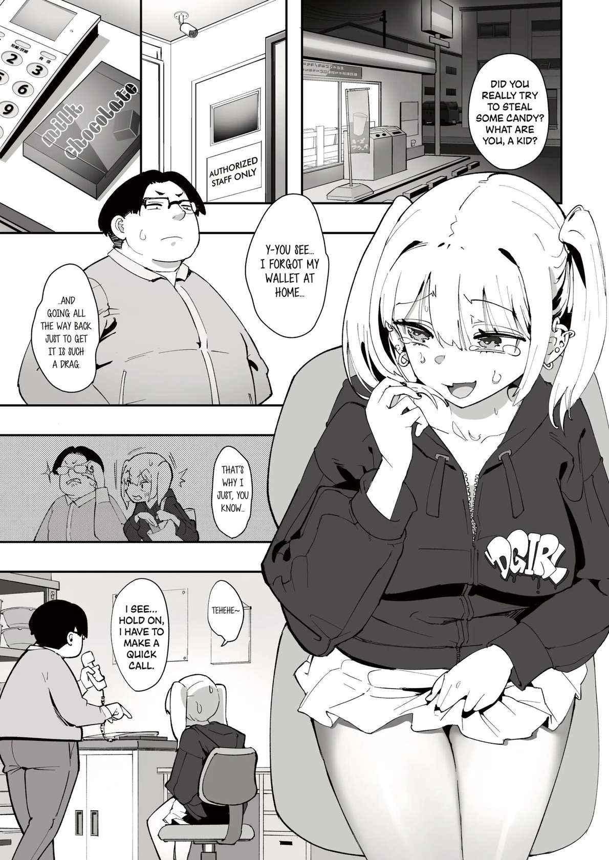 The Gyaru and the Clerk [Oneshot]