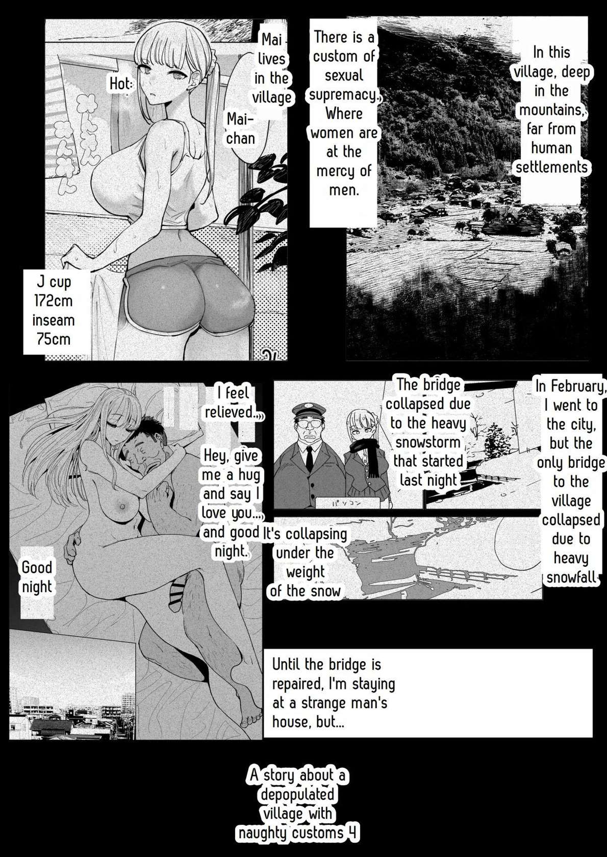 [Gensou Pump (Fukumoto Masahisa)] Ecchi na Fuushuu ga Aru Kaso Shuuraku no Ohanashi 4 | A story about a depopulated village with naughty customs 4 [English]