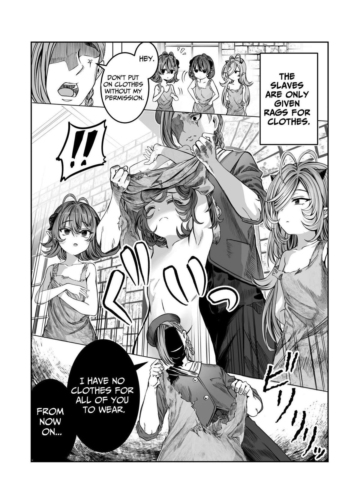 [Nokishita no Nekoya (Alde Hyde)] Dorei o Choukyou shite Harem Tsukuru ~Sodateta Dorei-tachi to Junai Harem H suru made no Hanashi~ "Manga Ban" | Training My Servants To Create A Harem [English] [GGY Translations]