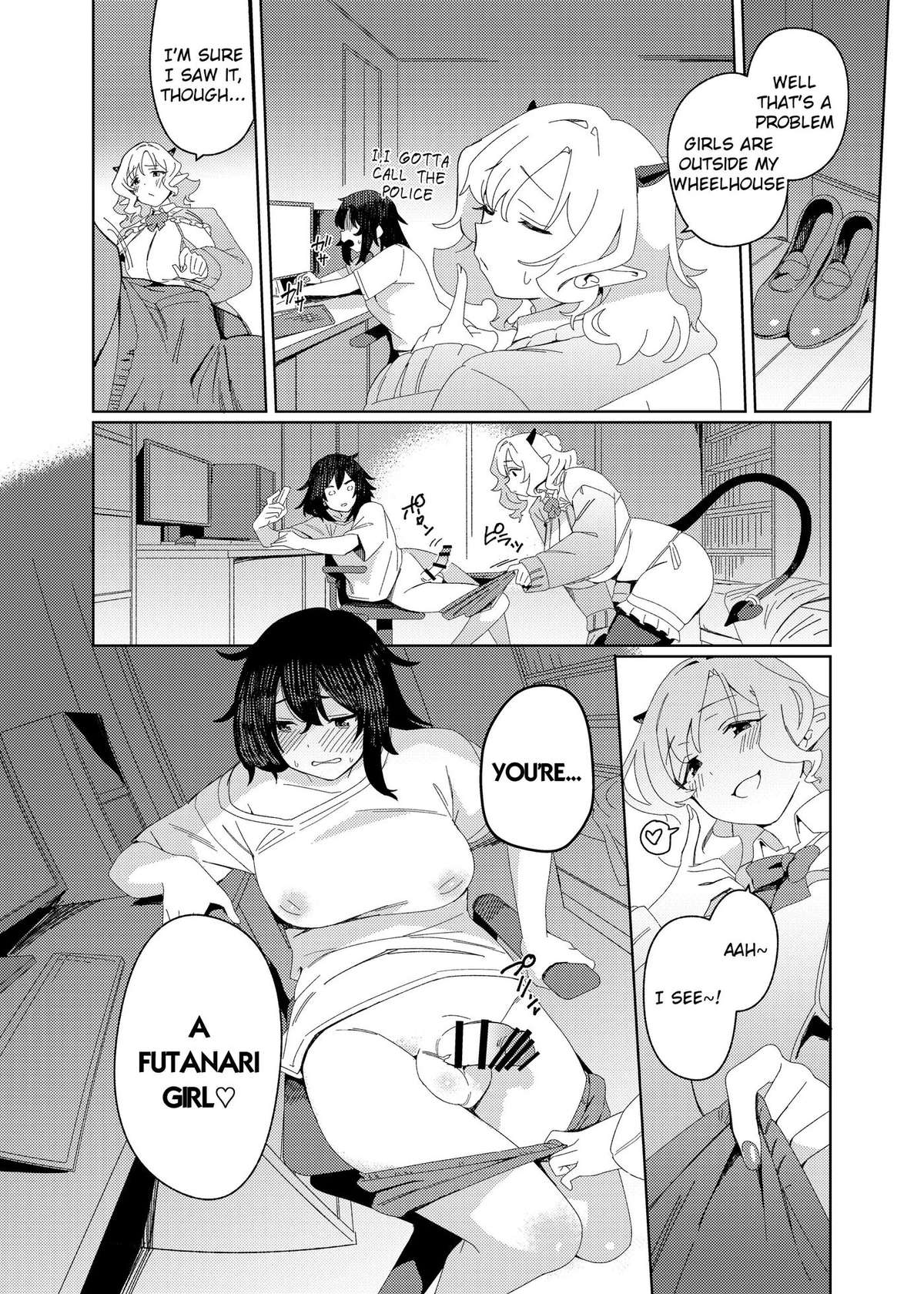 Gyaru Succubus to Futanari Neet [Oneshot]