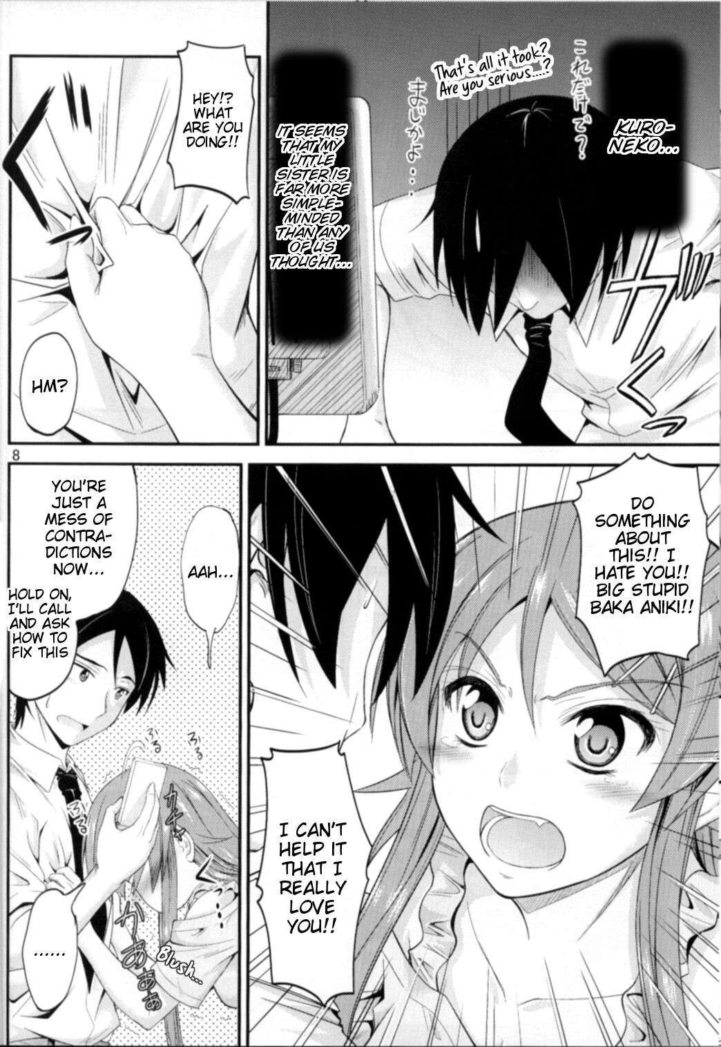 (C80) [Junk Box (Mutsuki)] Imouto x Chat Yamanai Honne (Ore no Imouto ga Konna ni Kawaii Wake ga Nai) [English] [Tigoris Translates]