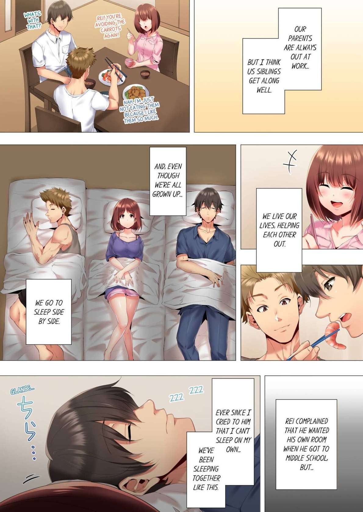 [Kanitomato] Futari de Watashi o Ikasenaide...! ~Kurayami, Majiwaru Kyoudai Futon~ 1 | My 2 Step-Brothers are Ganging Up on Me! 1 [English] [Decensored]