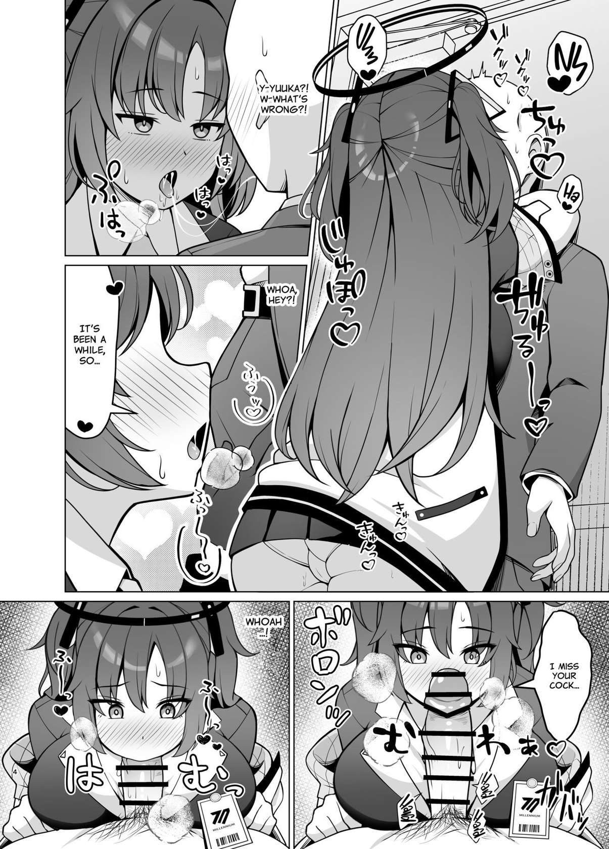 [Nekolovelandou (Nekojima)] Hatsujou Yuuka o Haramaseru Hon | Getting Yuuka pregnant while she's in the mood (Blue Archive) [English] [Project Valvrein] [Digital]